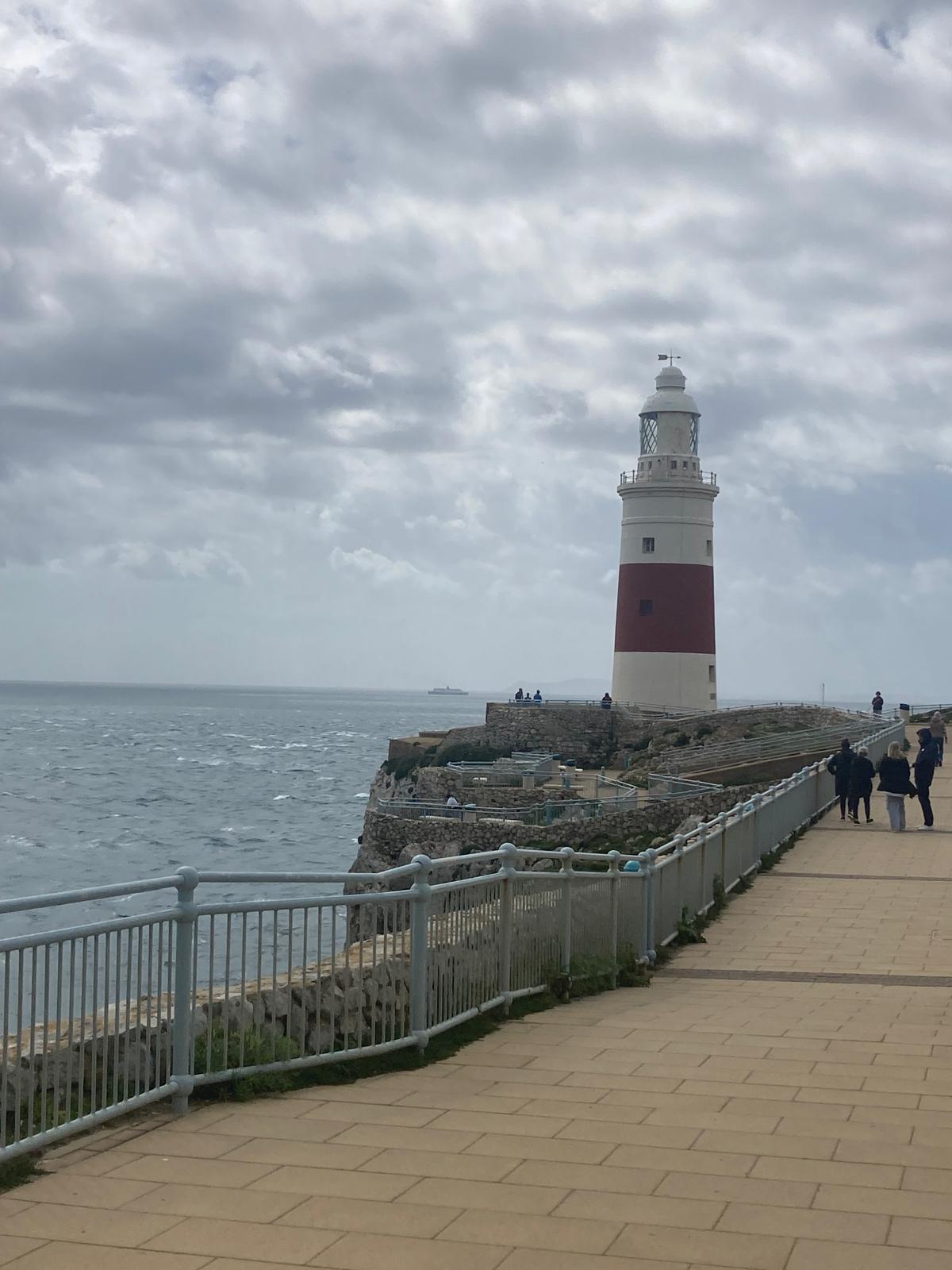 Gibraltar lighthouse Europa Point — Two for the Row'd