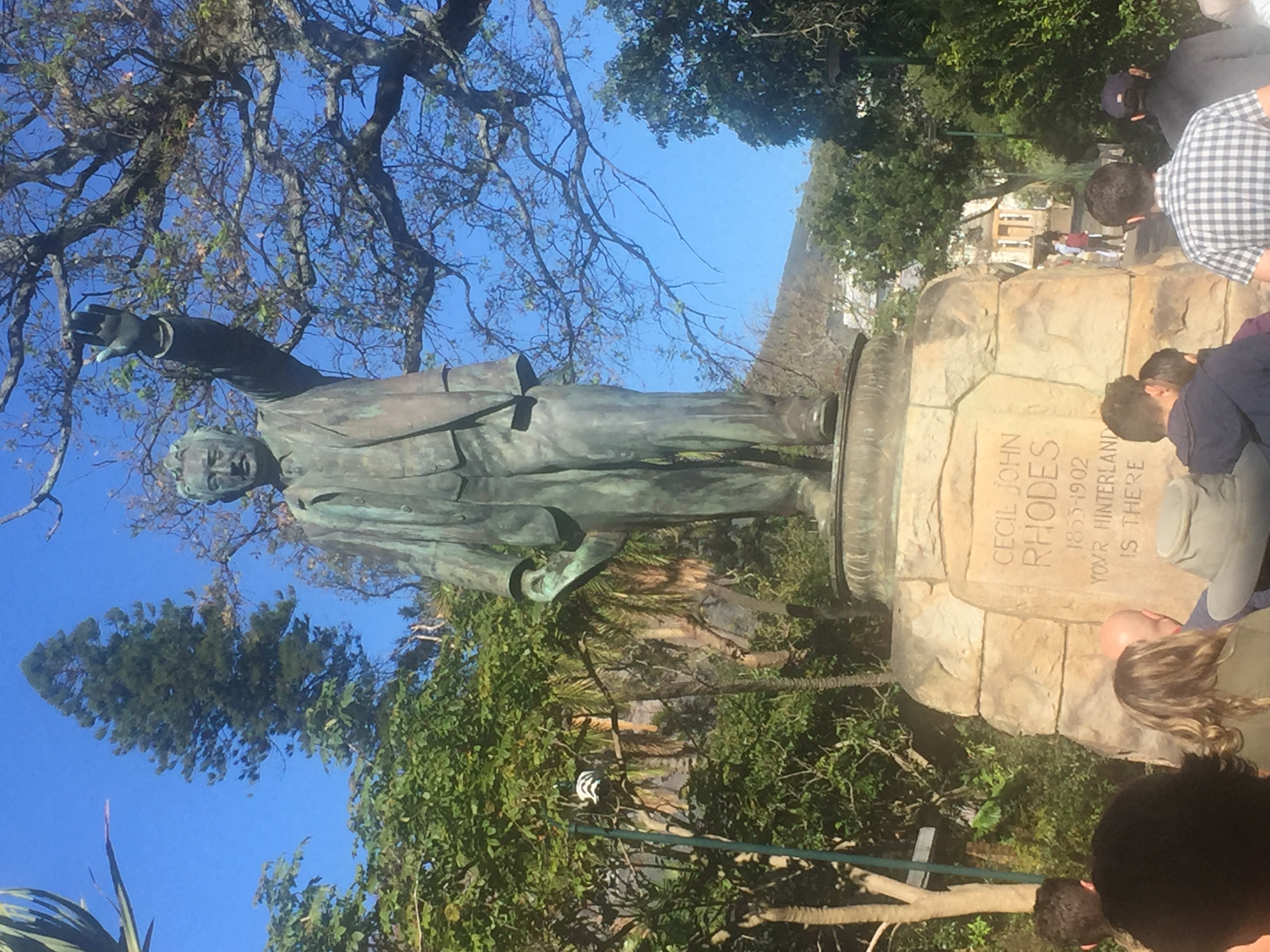 Cecil John Rhodes statue in Company’s Garden, Cape Town