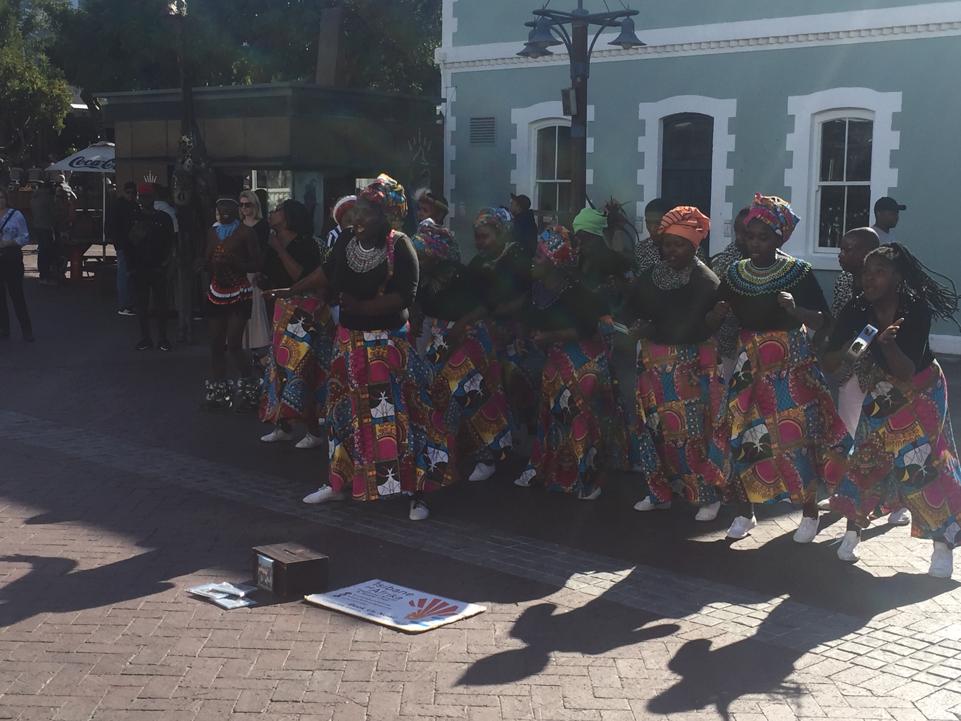 Performers at Cape Town’s V&A Waterfront