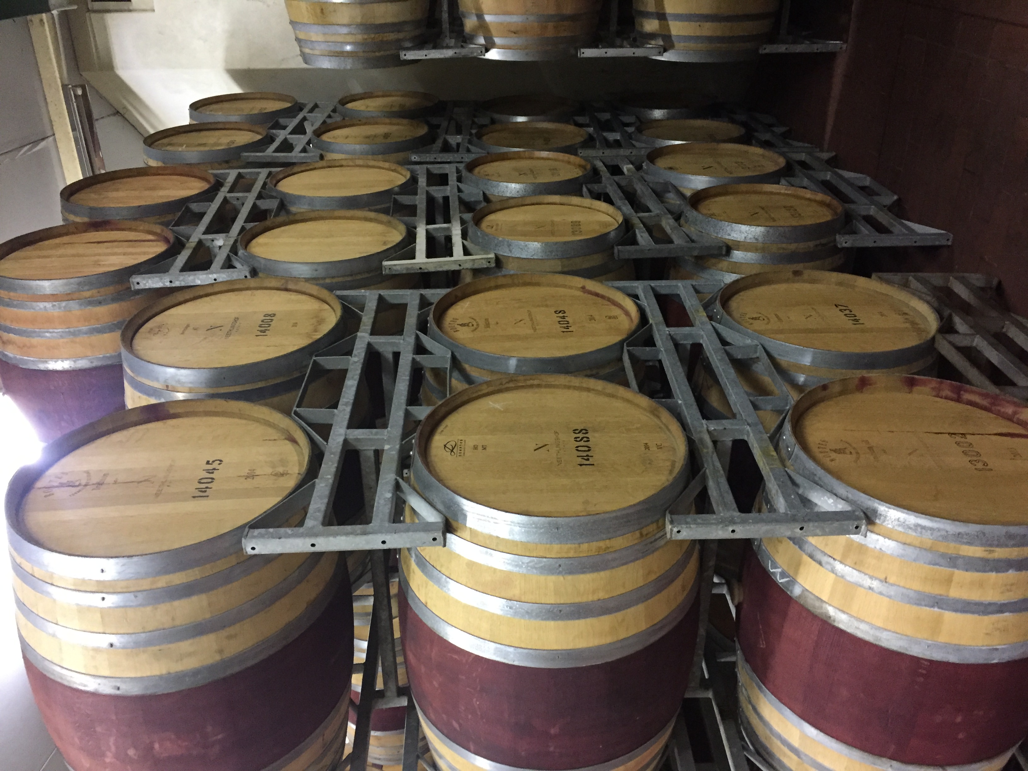 Wine barrels in the Cape Winelands