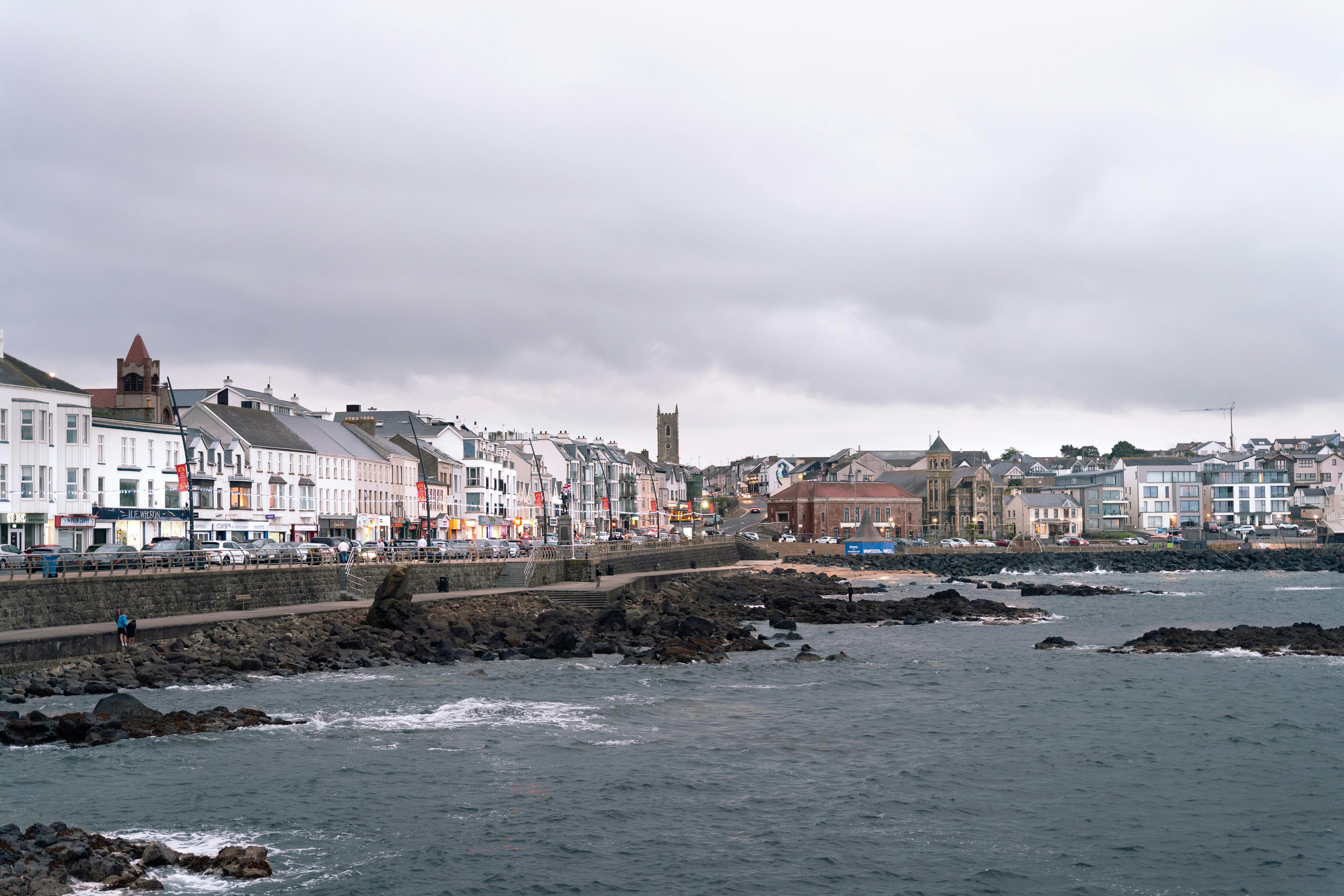 Isle of Man harbour town — Two for the Row'd
