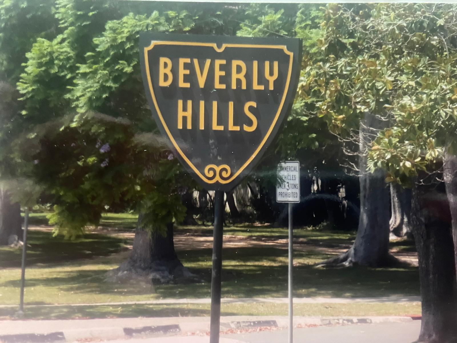 Beverly Hills sign — Two for the Row'd
