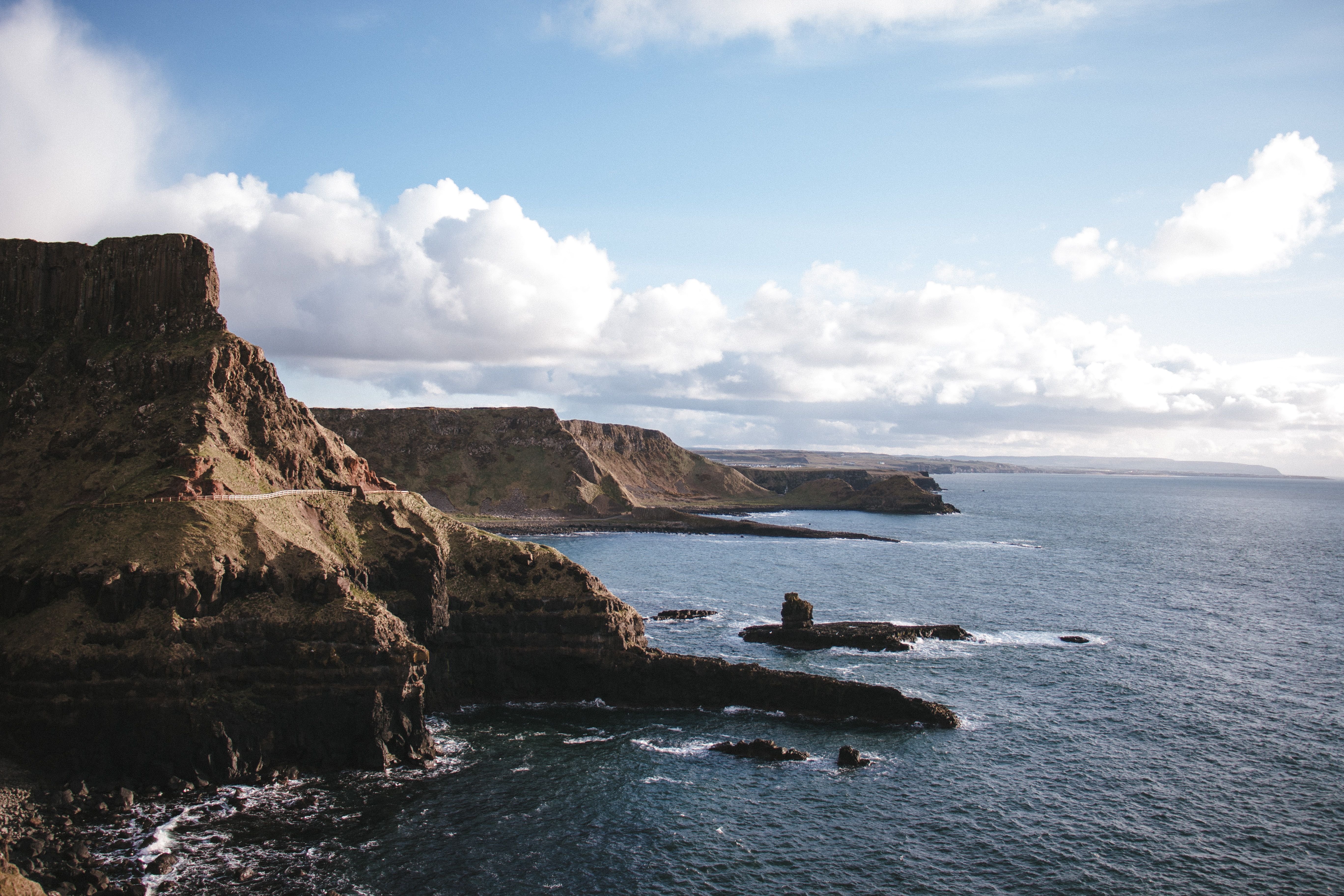 Causeway Coast scenery in Northern Ireland — Two for the Row'd