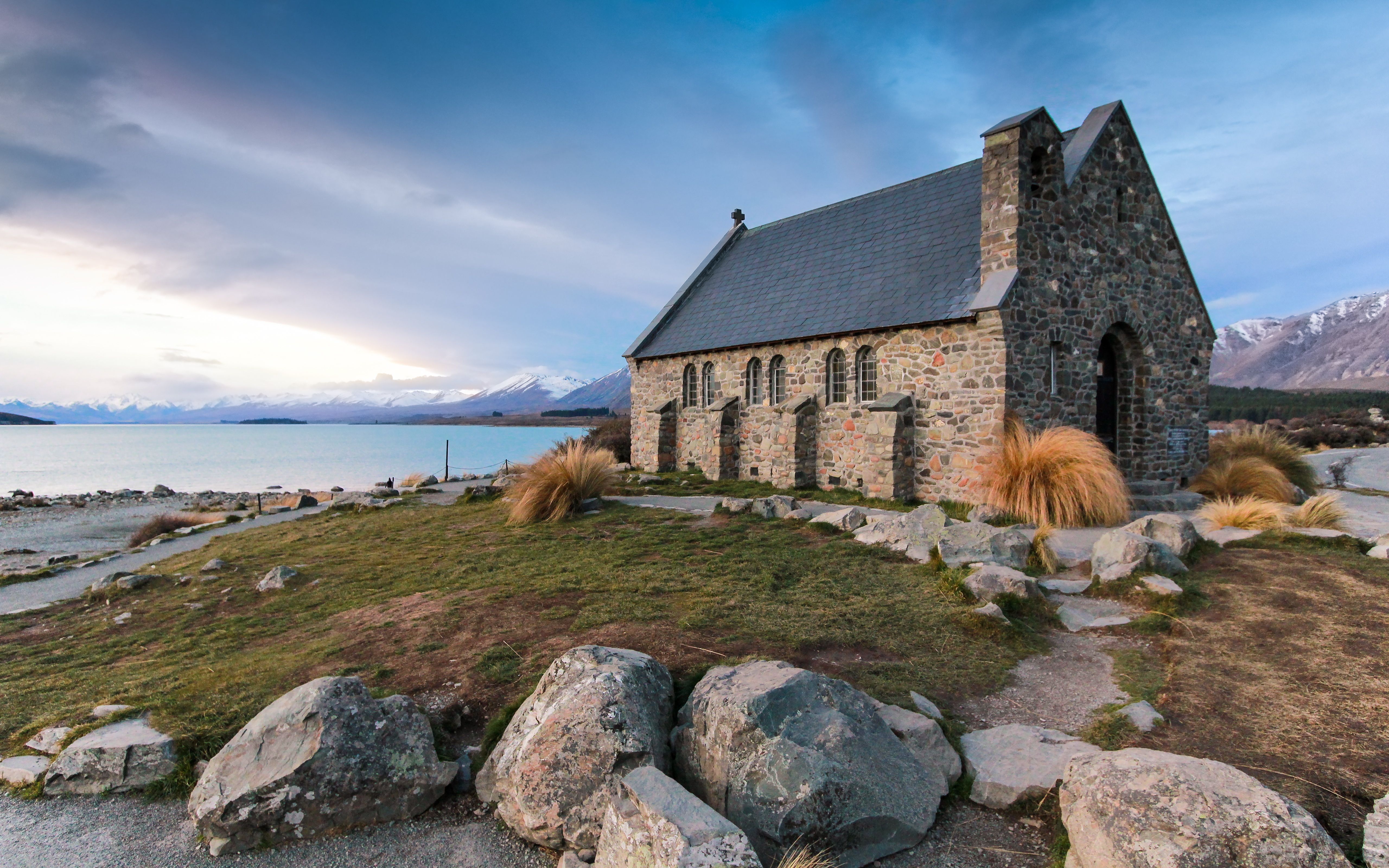 Church of the Good Shepherd at Lake Tekapo, South Island — Two for the Row'd