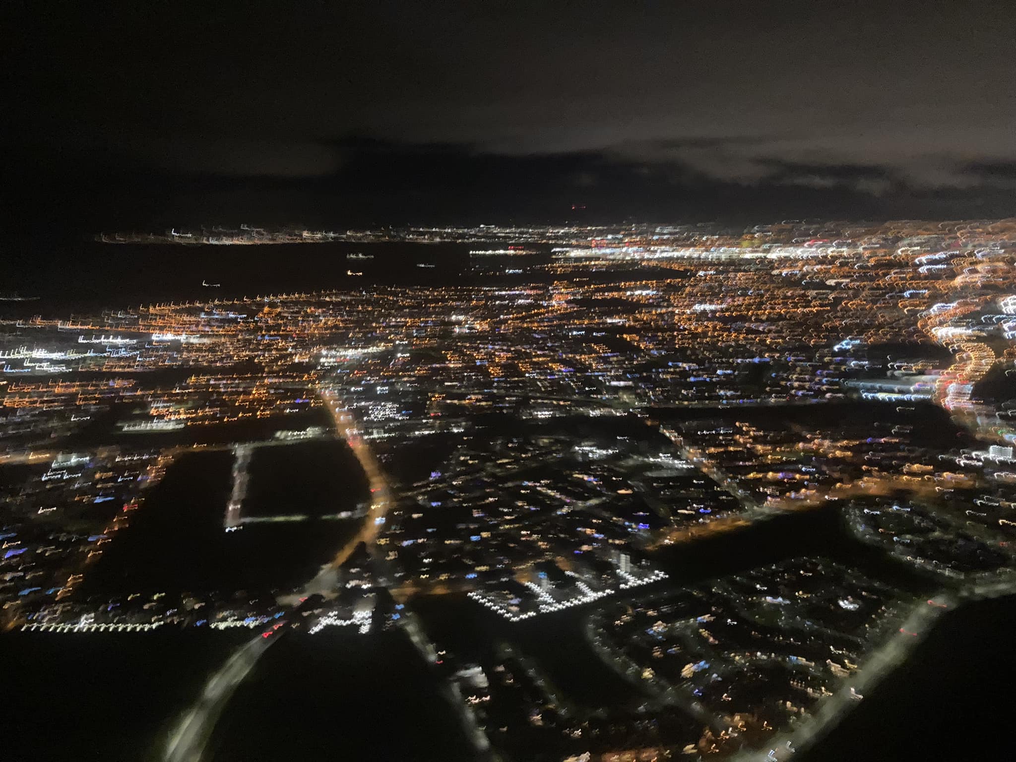 Turin by night aerial view — Two for the Row'd
