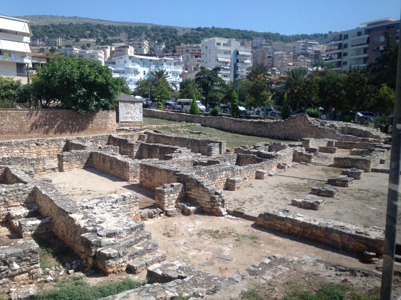 Albania town scenic view — Two for the Row'd