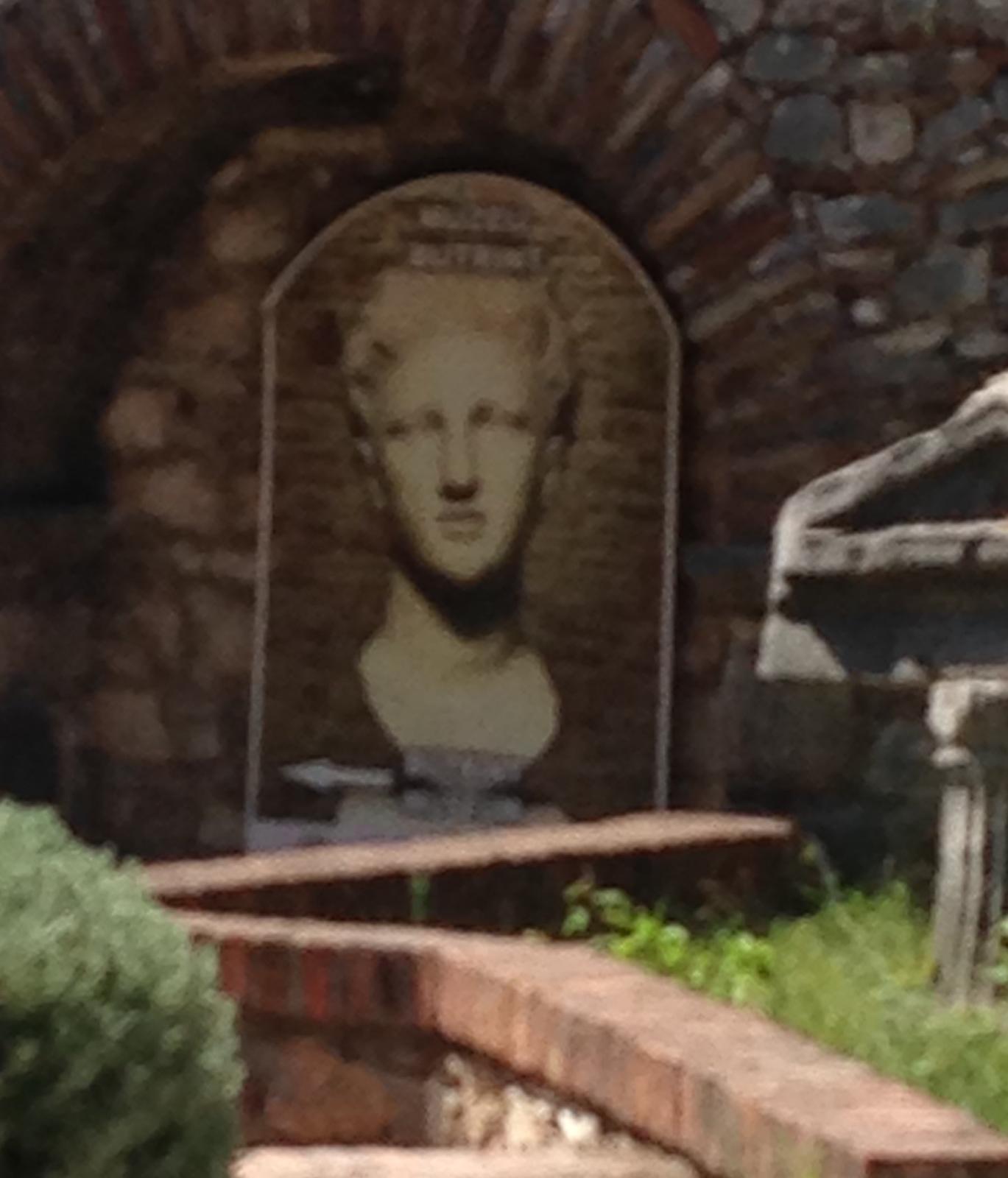 Albania ancient bust carving — Two for the Row'd