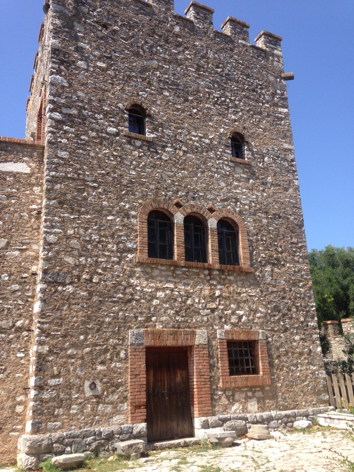 Albania medieval tower ruins — Two for the Row'd