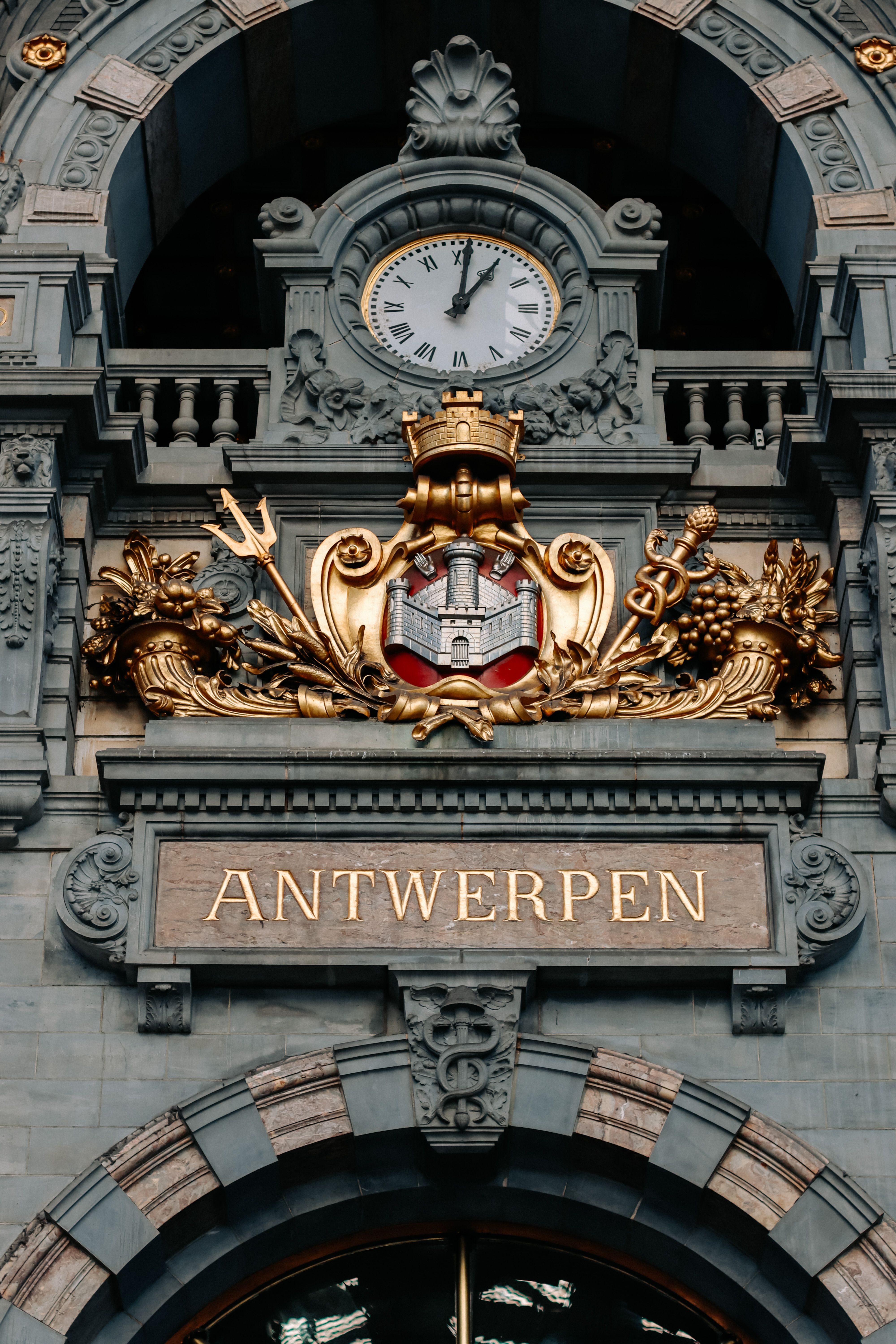 Antwerp Cathedral and historic architecture