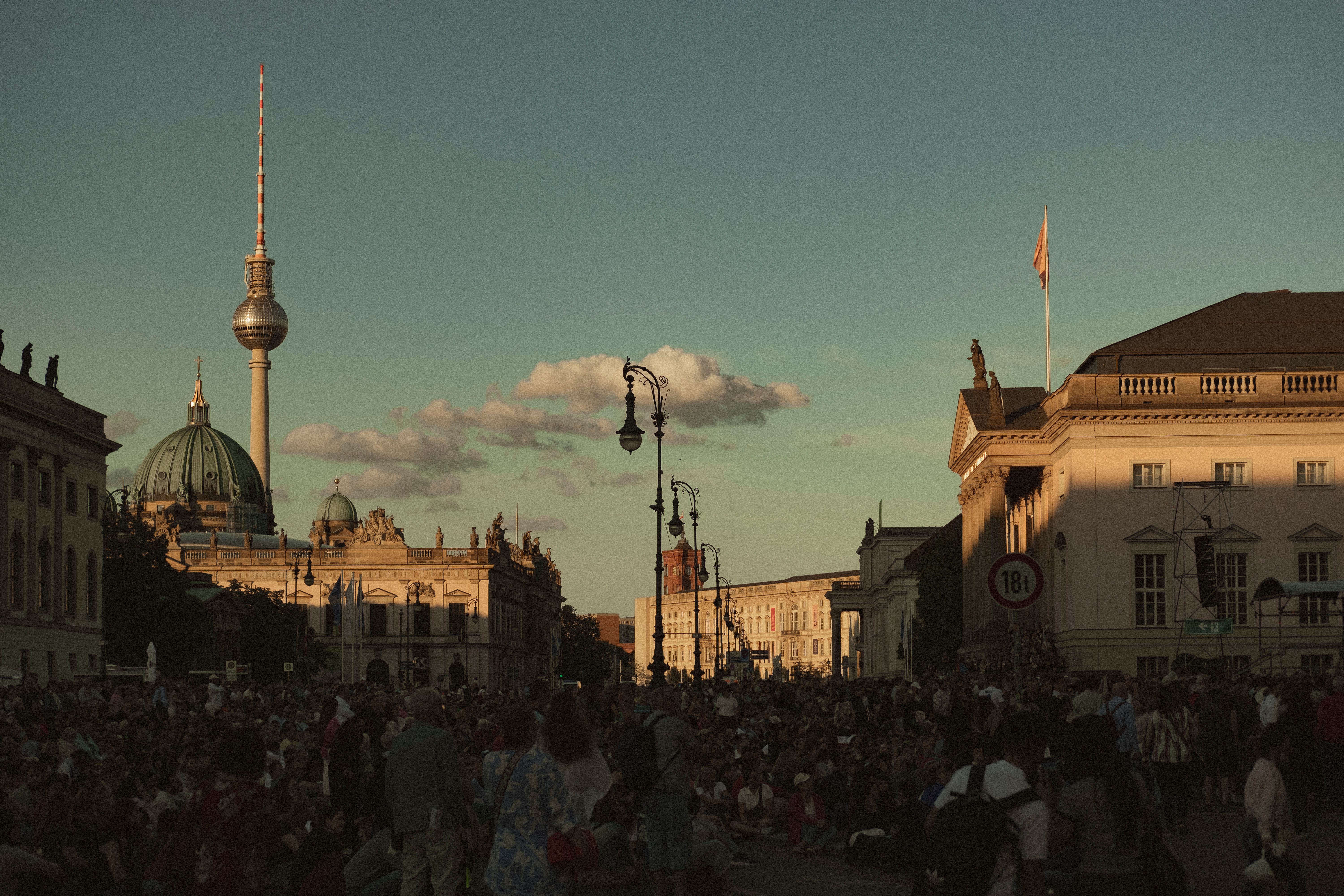 Berlin cityscape — Two for the Row'd