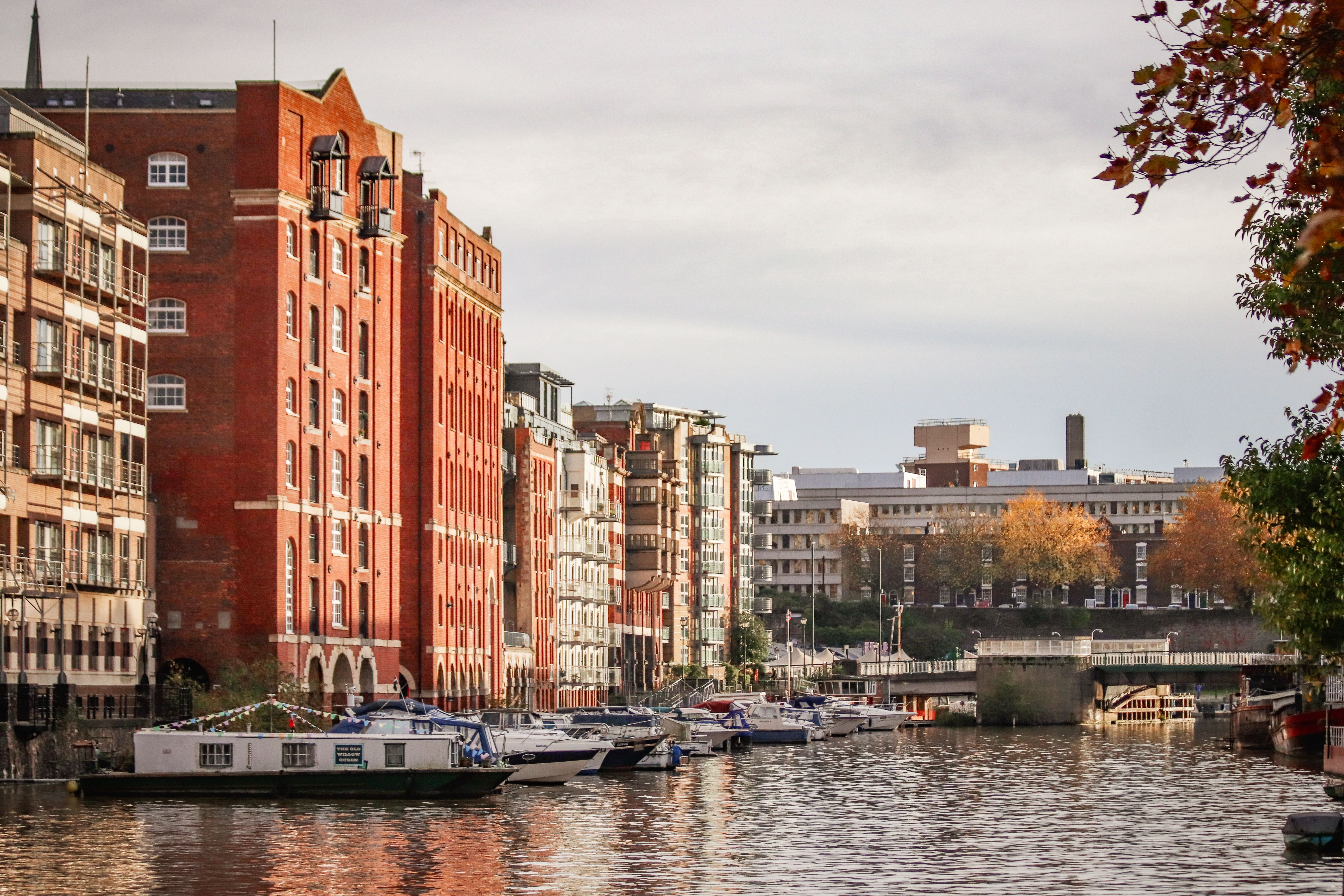 Bristol harbour and city — Two for the Row'd
