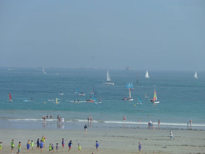 Beach and Atlantic coast in Brittany on our France travels