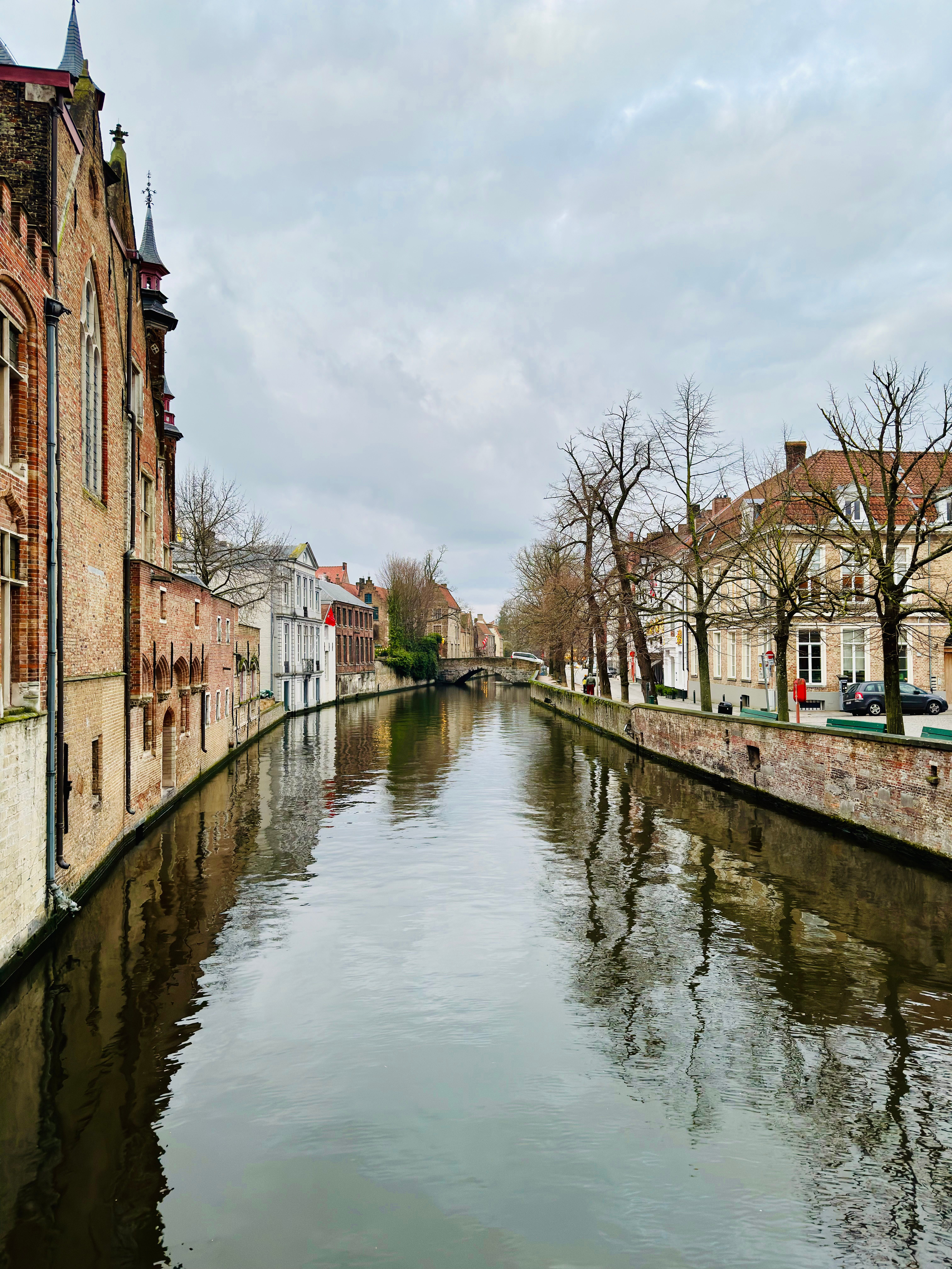 Historic Bruges architecture and canals