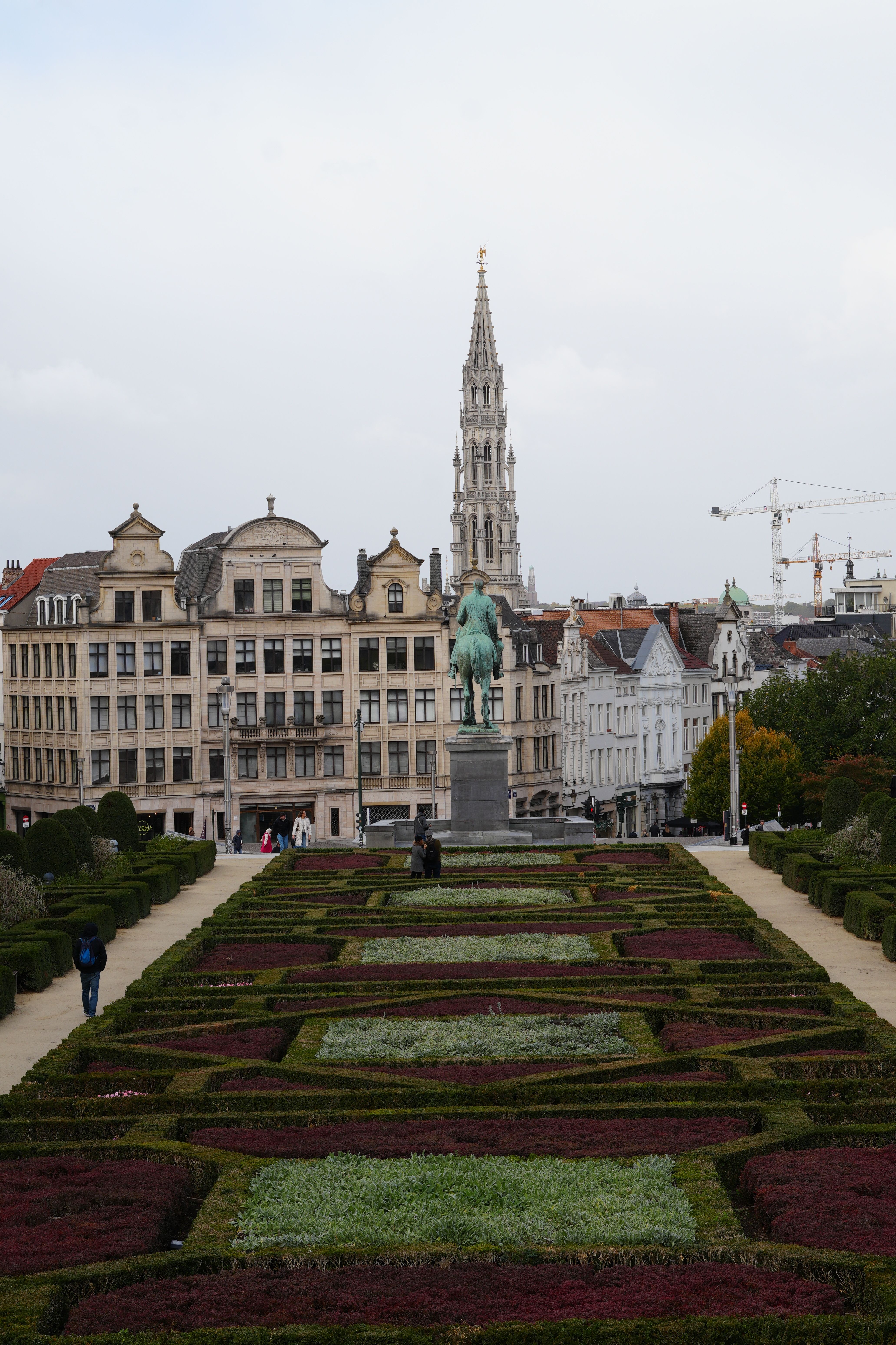 Brussels architecture and street scene