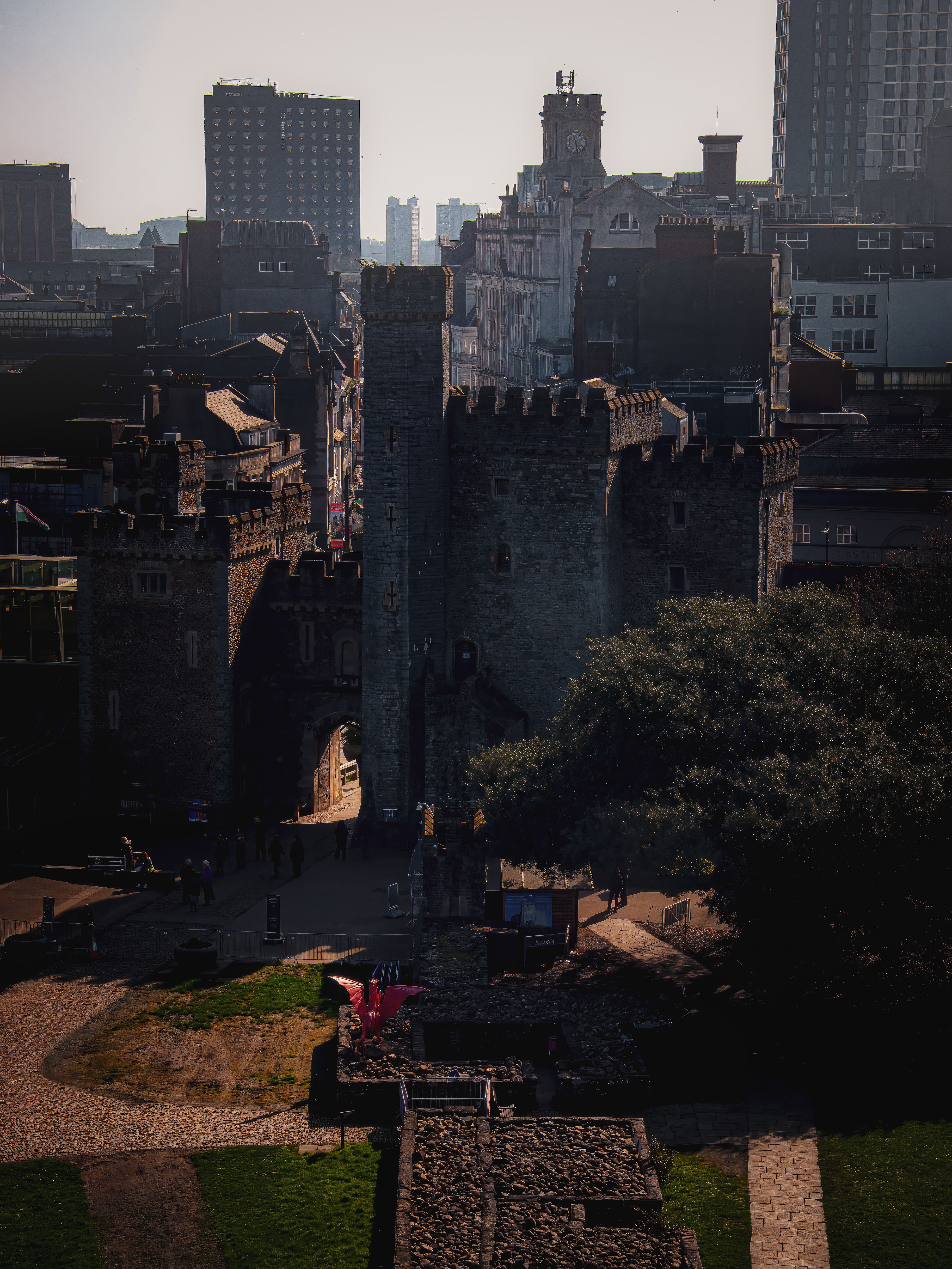 Cardiff cityscape — Two for the Row'd