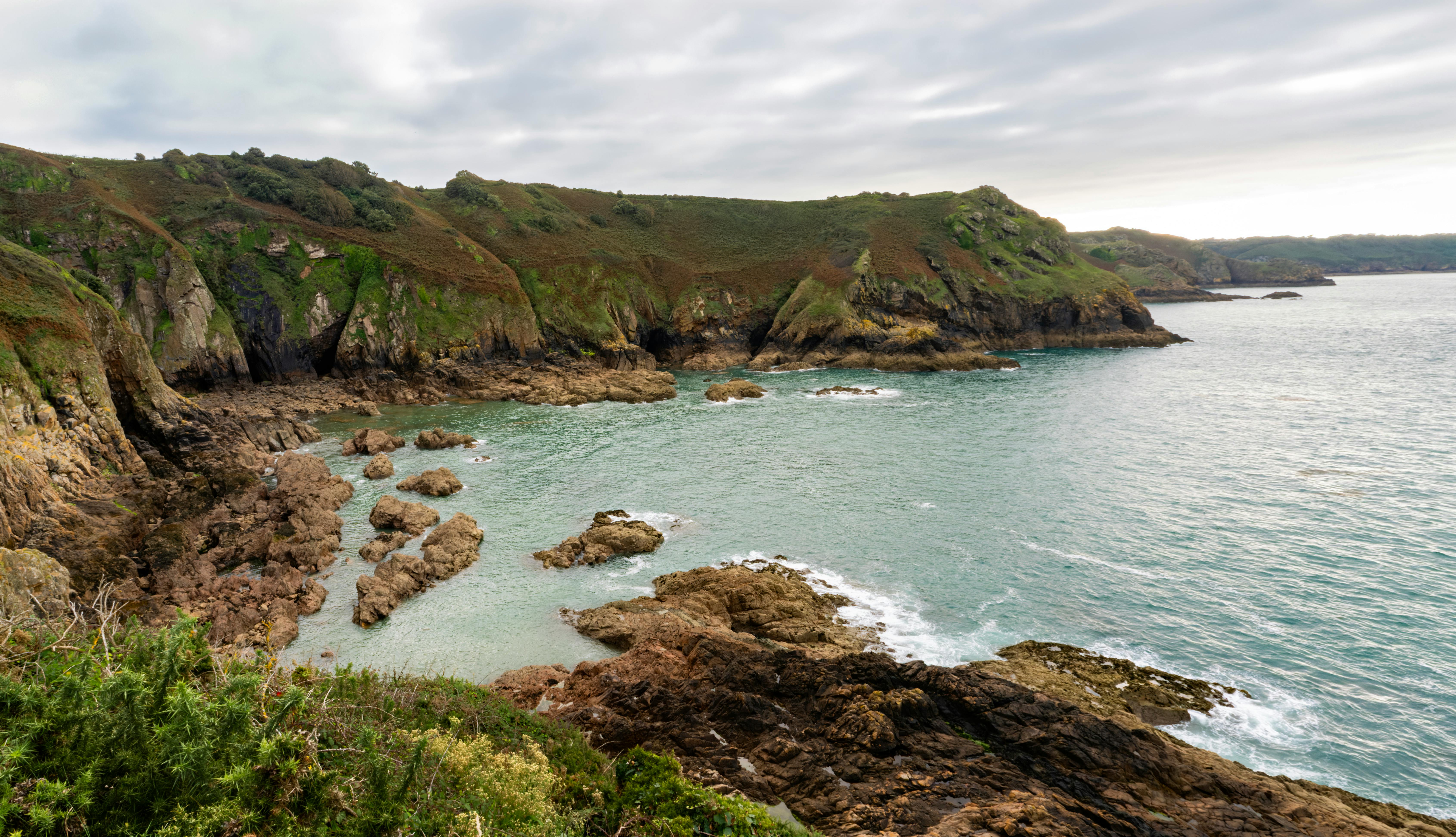 Guernsey coastal scenery — Two for the Row'd