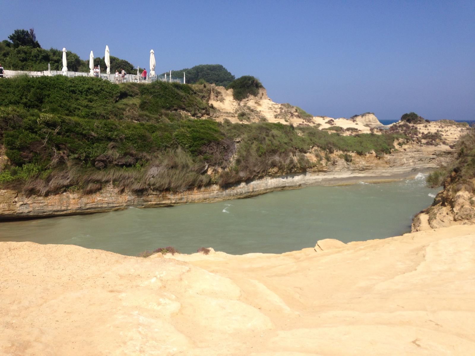 Corfu coastline — Two for the Row'd