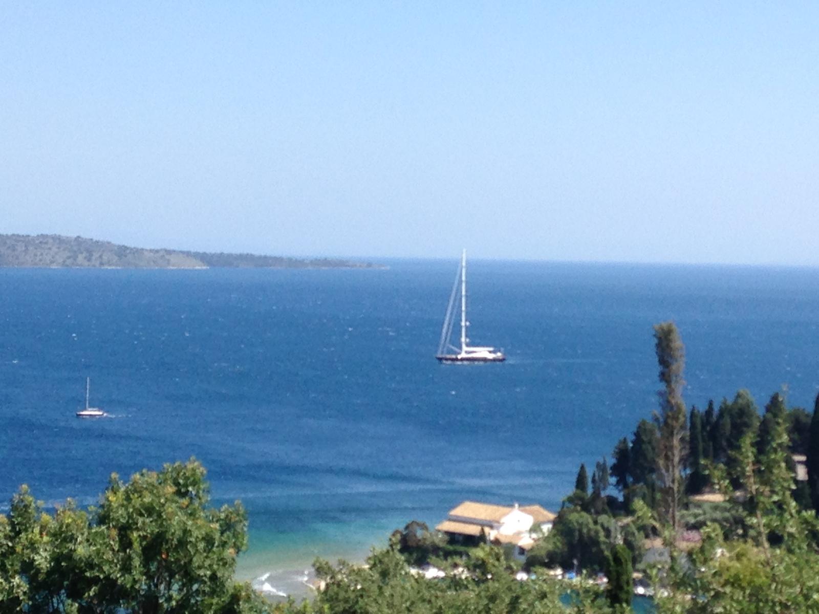 Corfu sea view — Two for the Row'd
