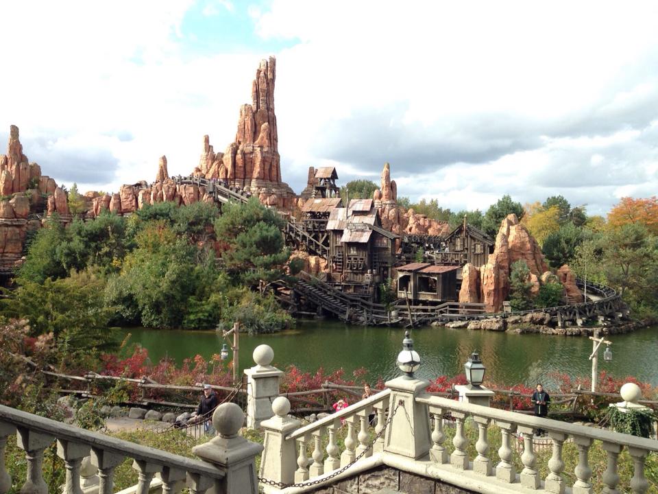 Disneyland Paris park scenery on our France trip