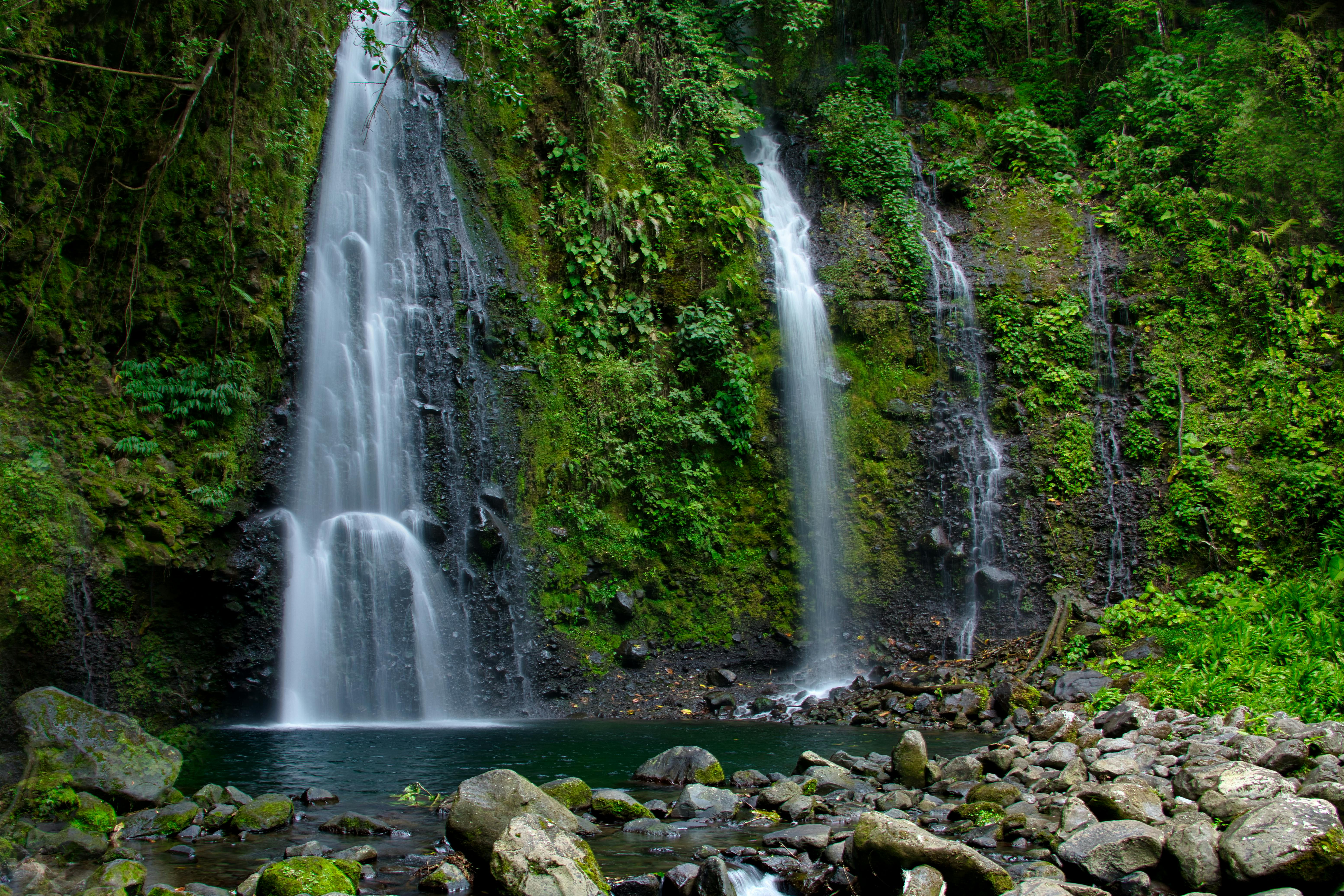 Dominica waterfall or natural pool — Two for the Row'd