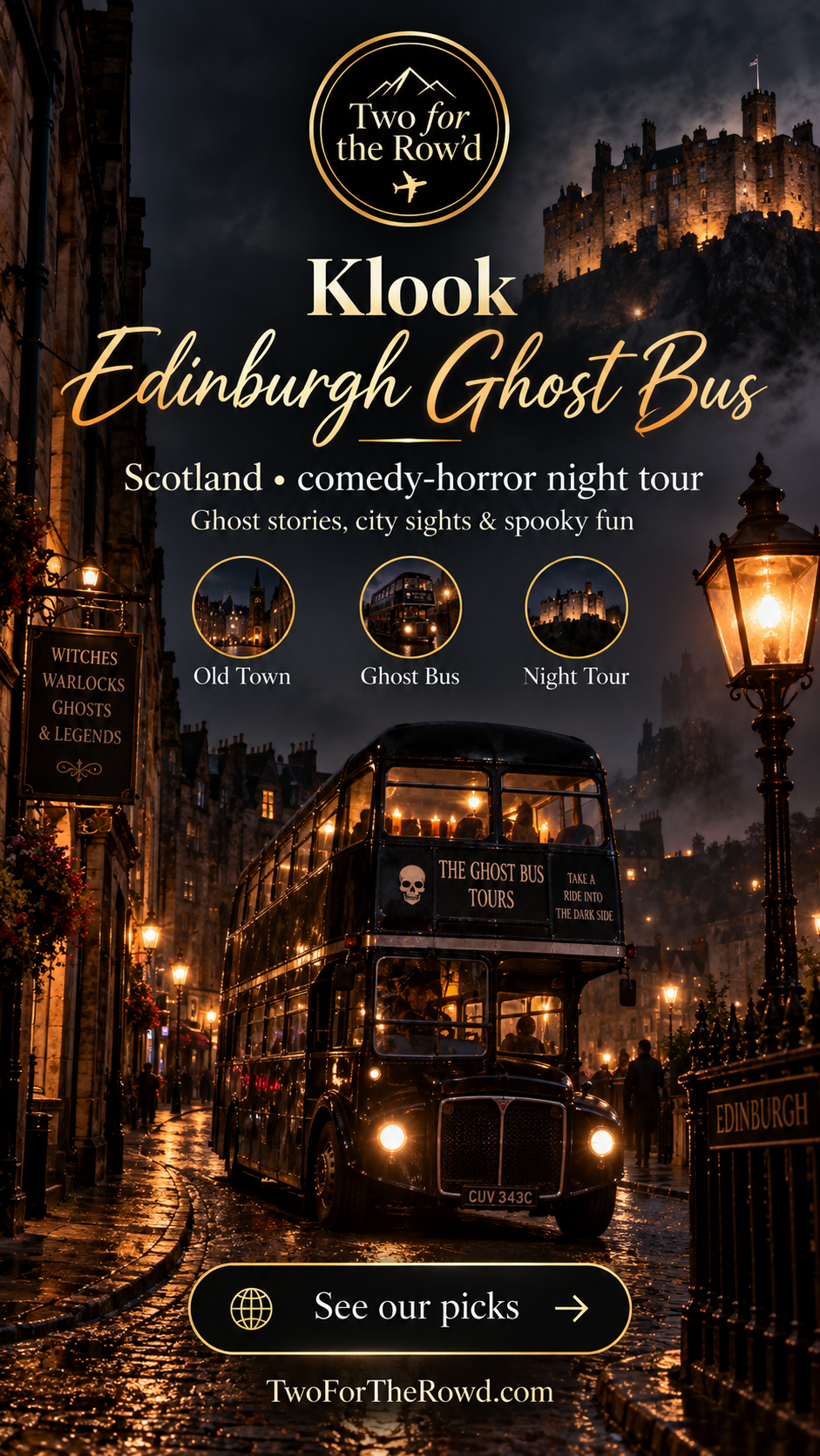 Klook Edinburgh Ghost Bus