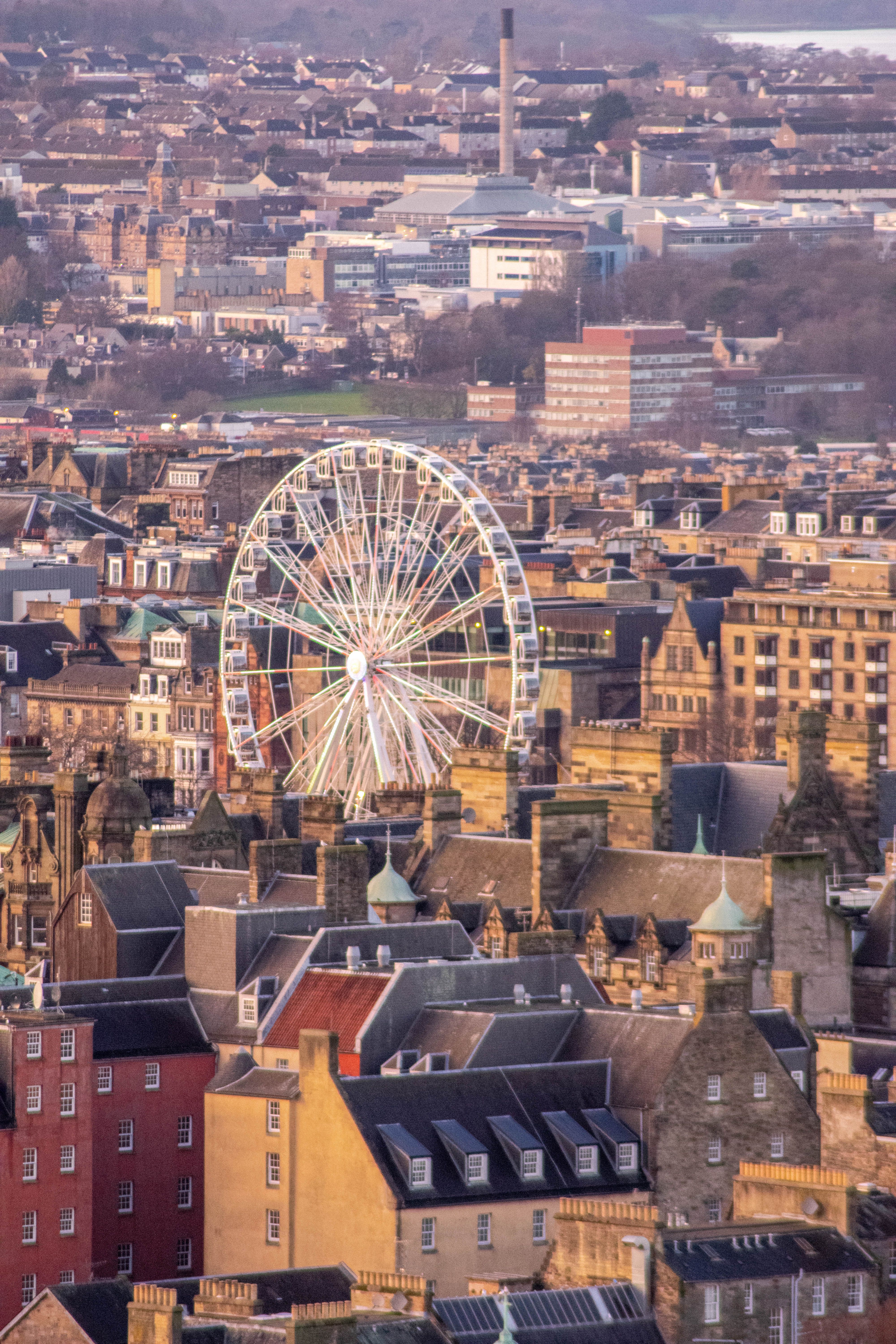 Edinburgh Old Town aerial view — Two for the Row'd