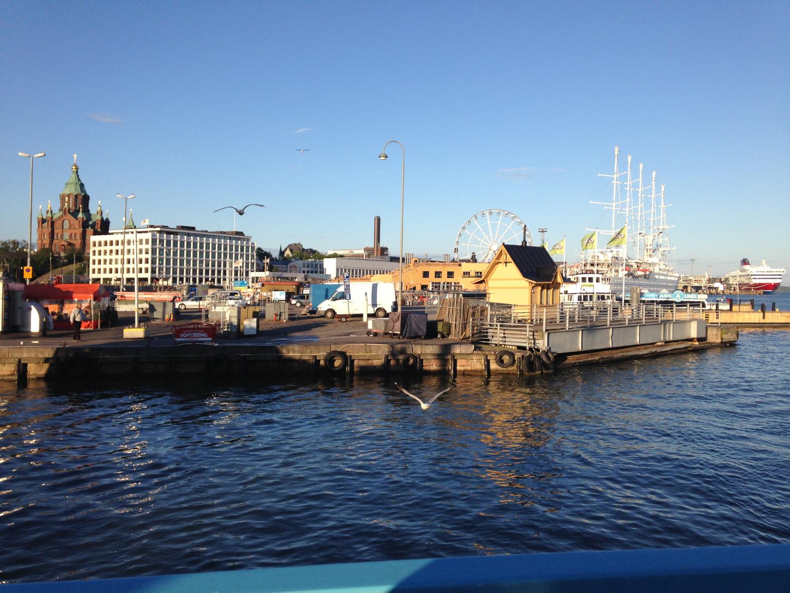Helsinki harbour — Two for the Row'd