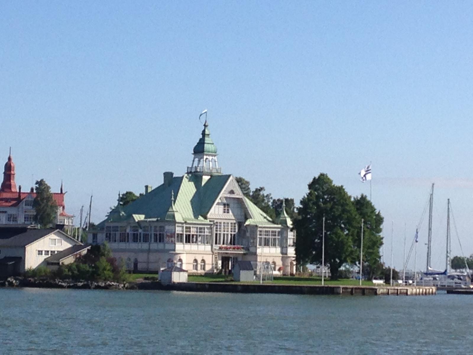 Helsinki harbour buildings — Two for the Row'd
