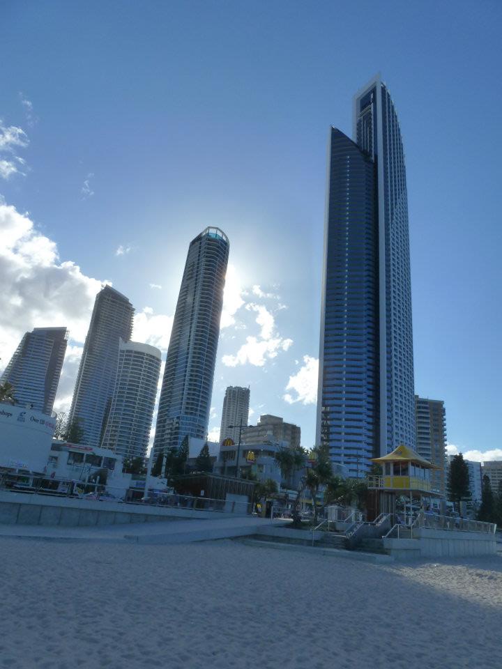 Gold Coast high-rise skyline during our East Coast Australia trip