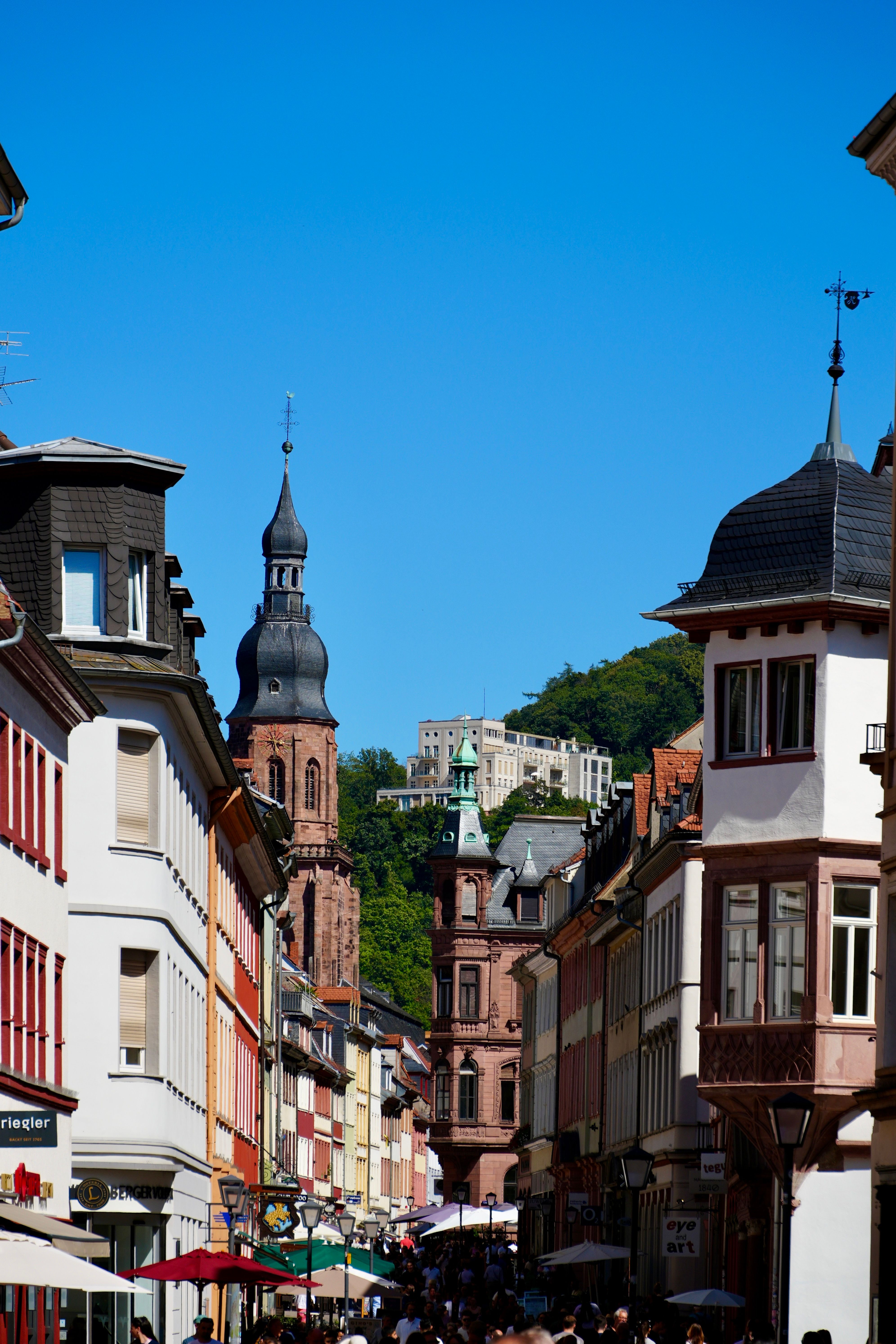 Historic architecture in Heidelberg — Two for the Row'd