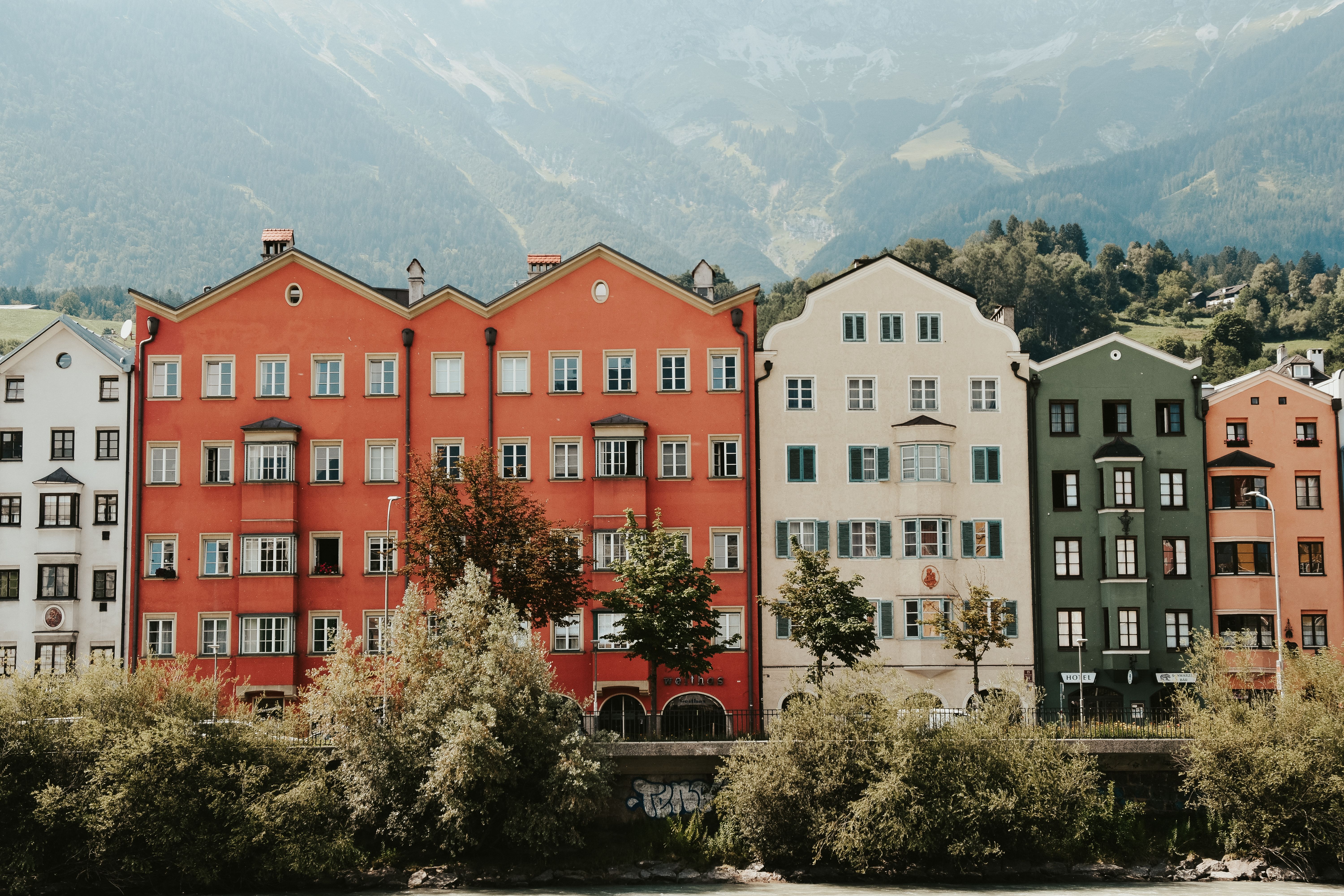Innsbruck Golden Roof and Alps
