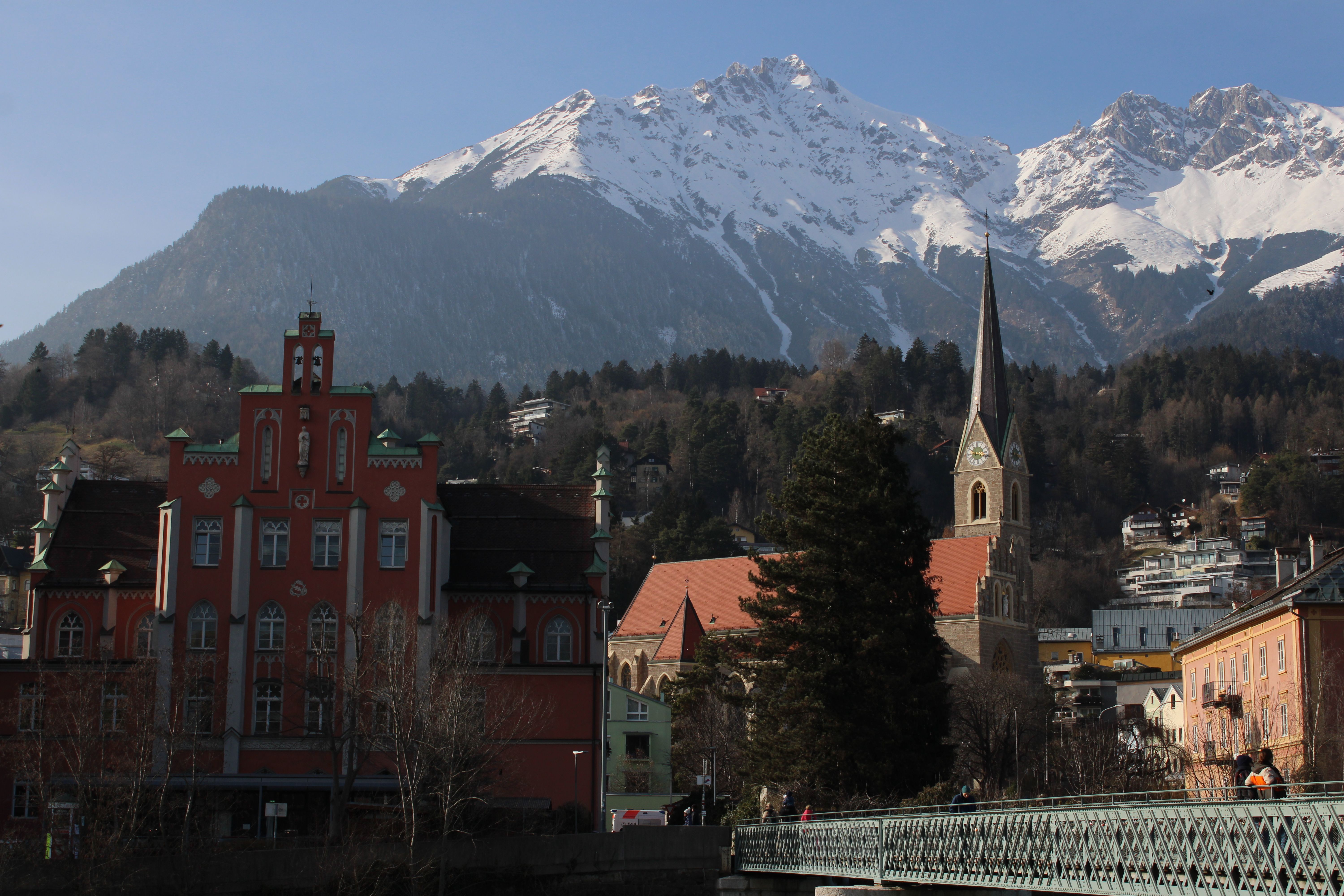 Innsbruck mountains and valley