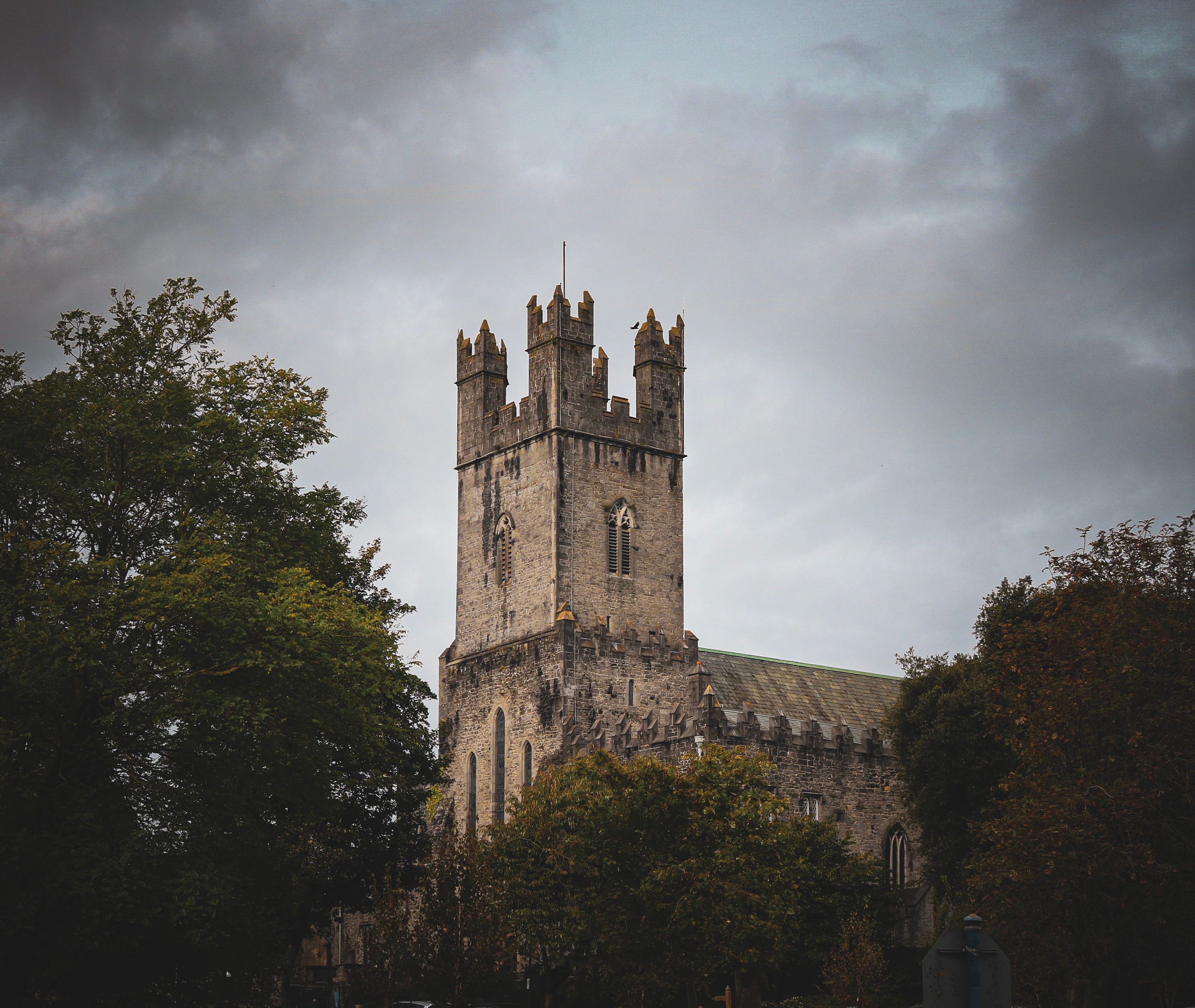 Historic church and tower photographed on our travels around Ireland