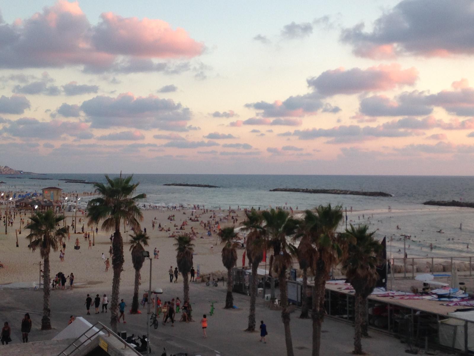 Israel sunset — Two for the Row'd