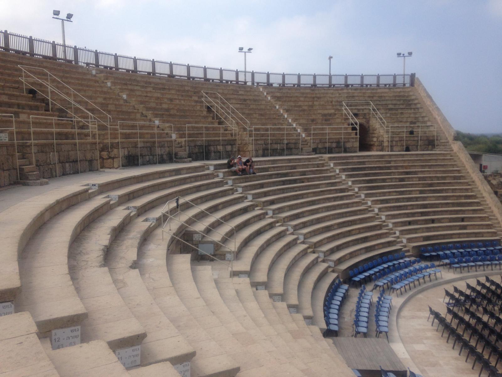 Israel amphitheatre — Two for the Row'd