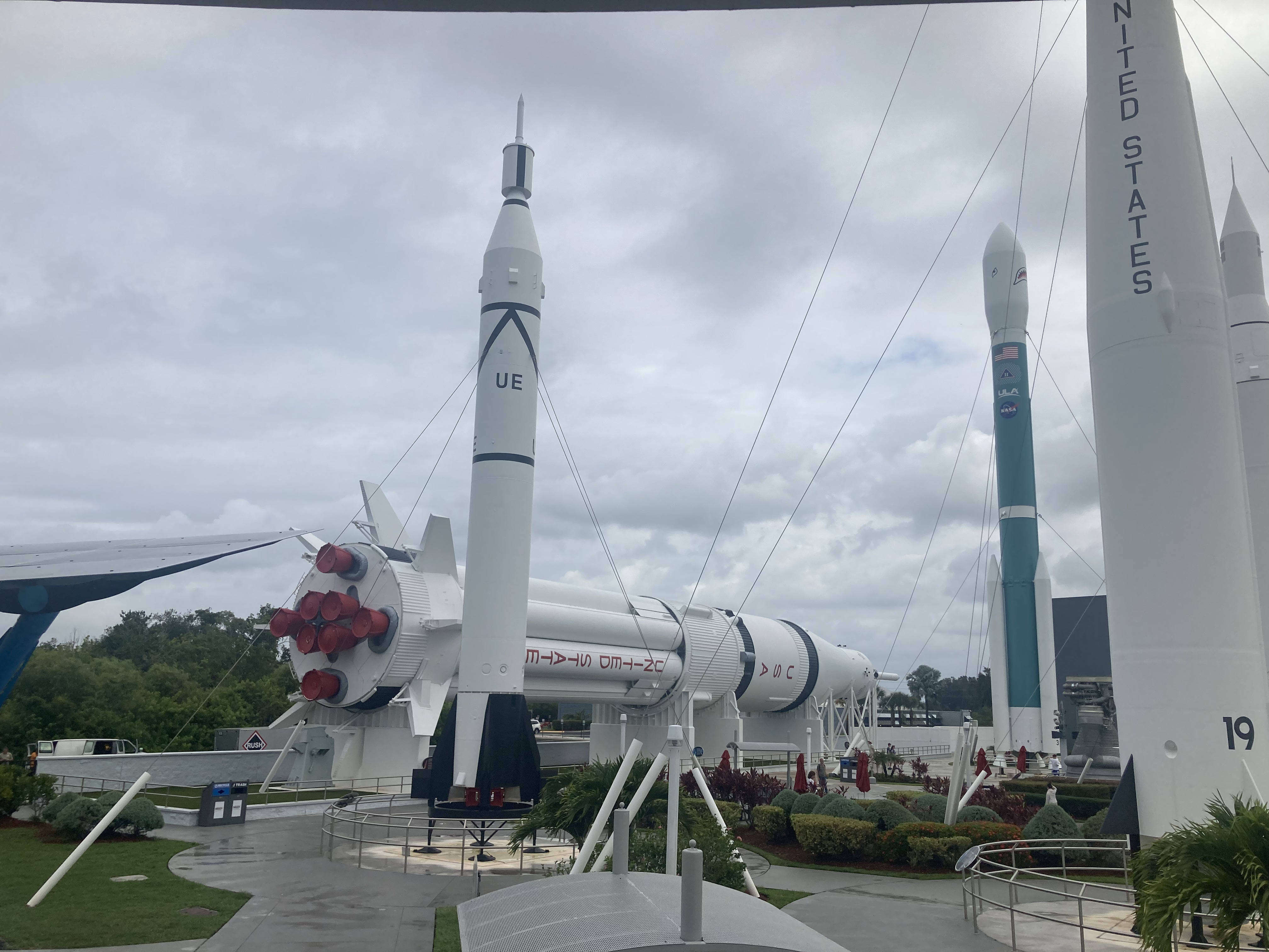 Kennedy Space Center during our Florida road trip