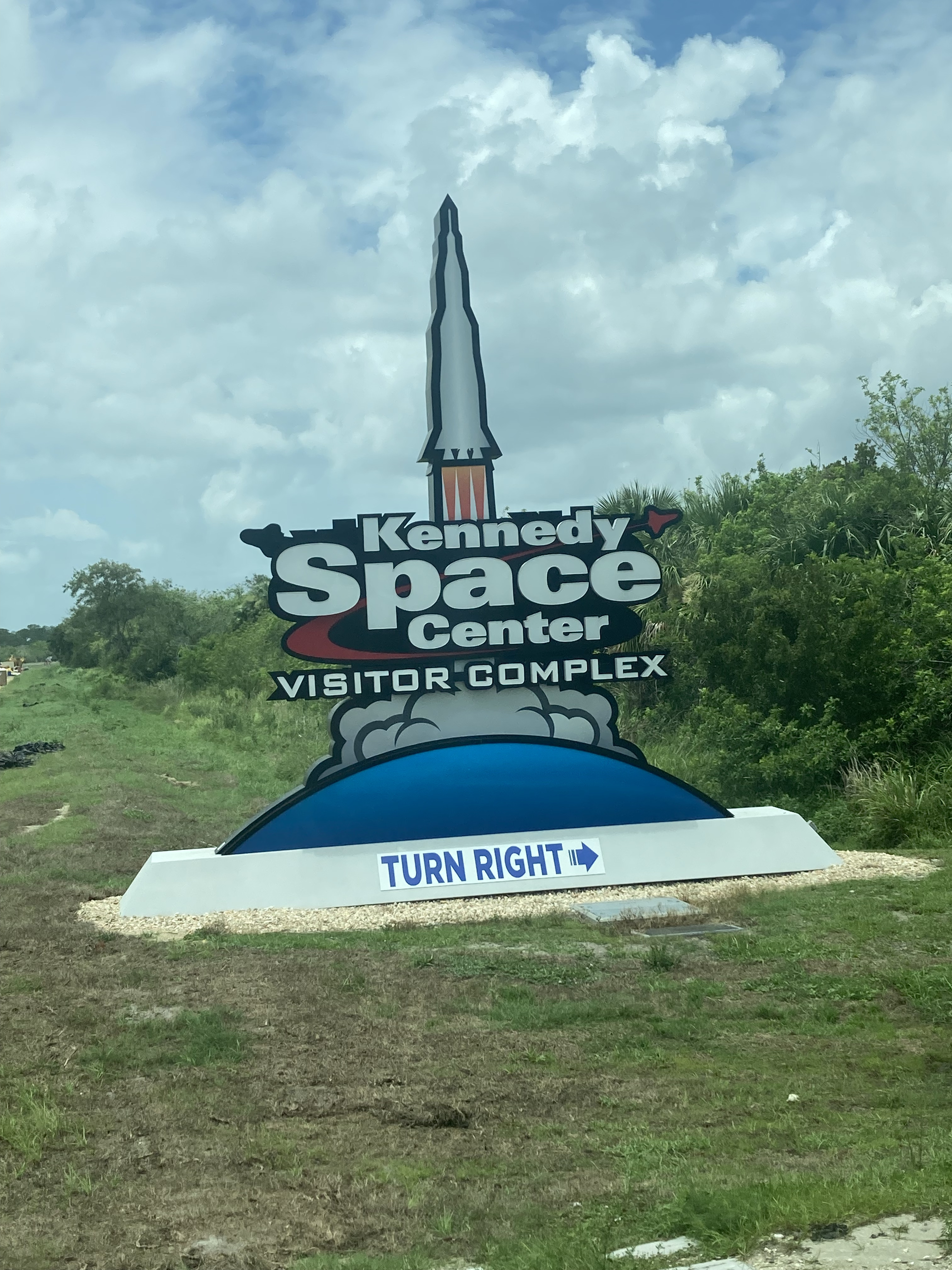 Space exhibits during our Kennedy Space Center visit