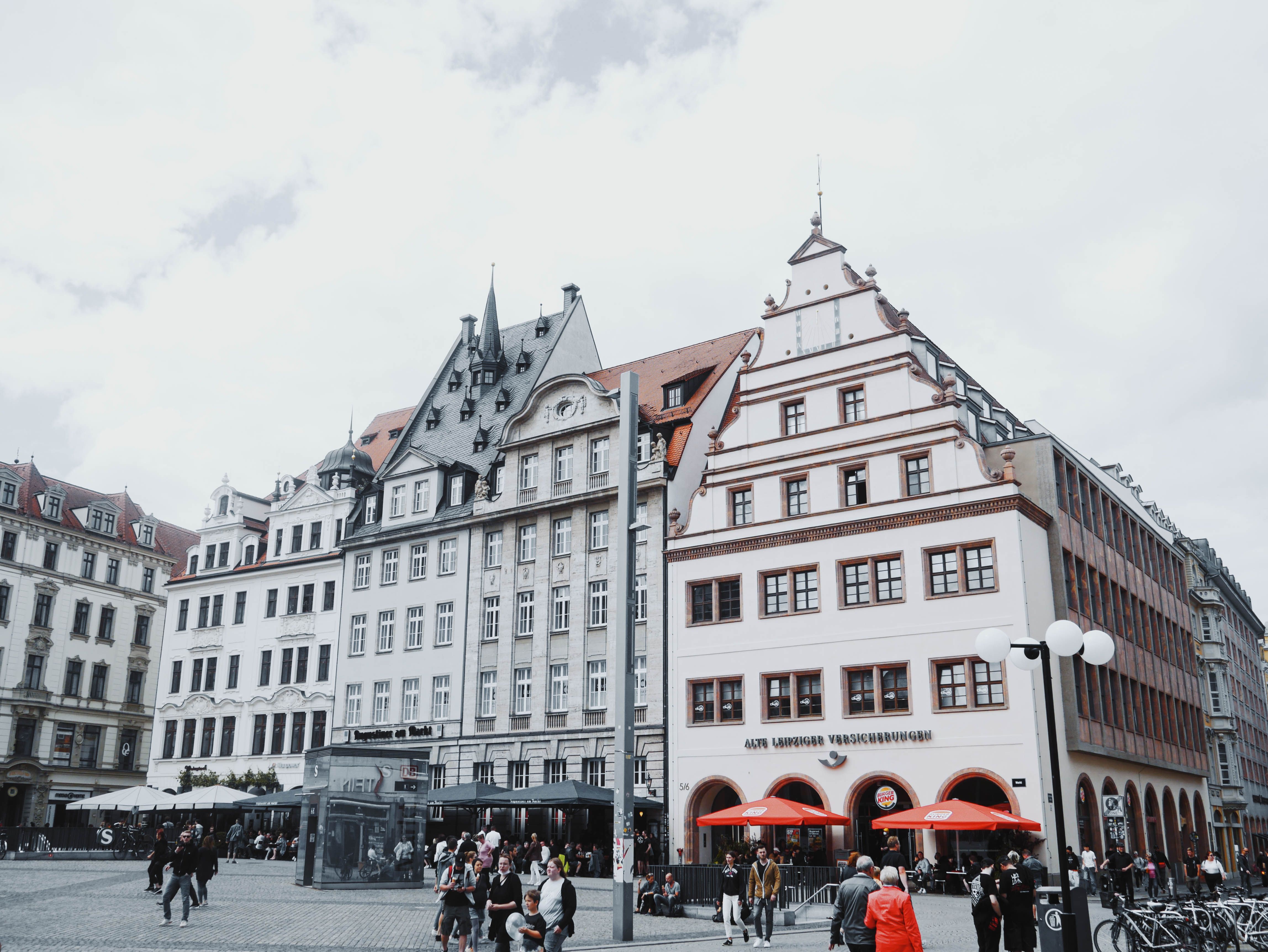 Traditional buildings in Leipzig — Two for the Row'd