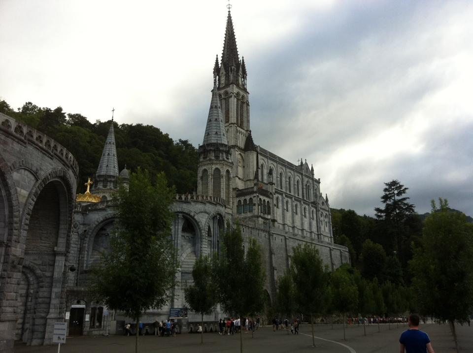 Basilica at the Sanctuary of Our Lady of Lourdes, France