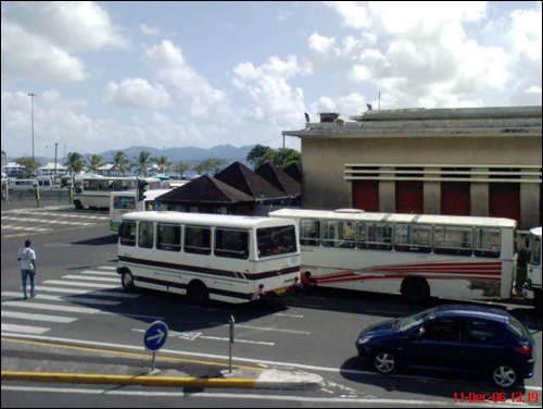 Fort-de-France street scene — Two for the Row'd