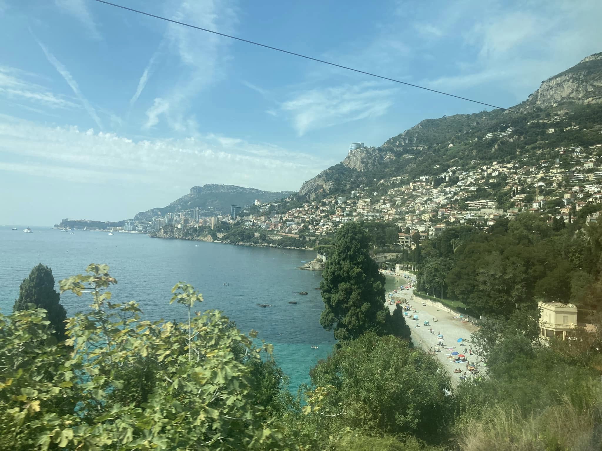 Coastal view in Nice on the French Riviera