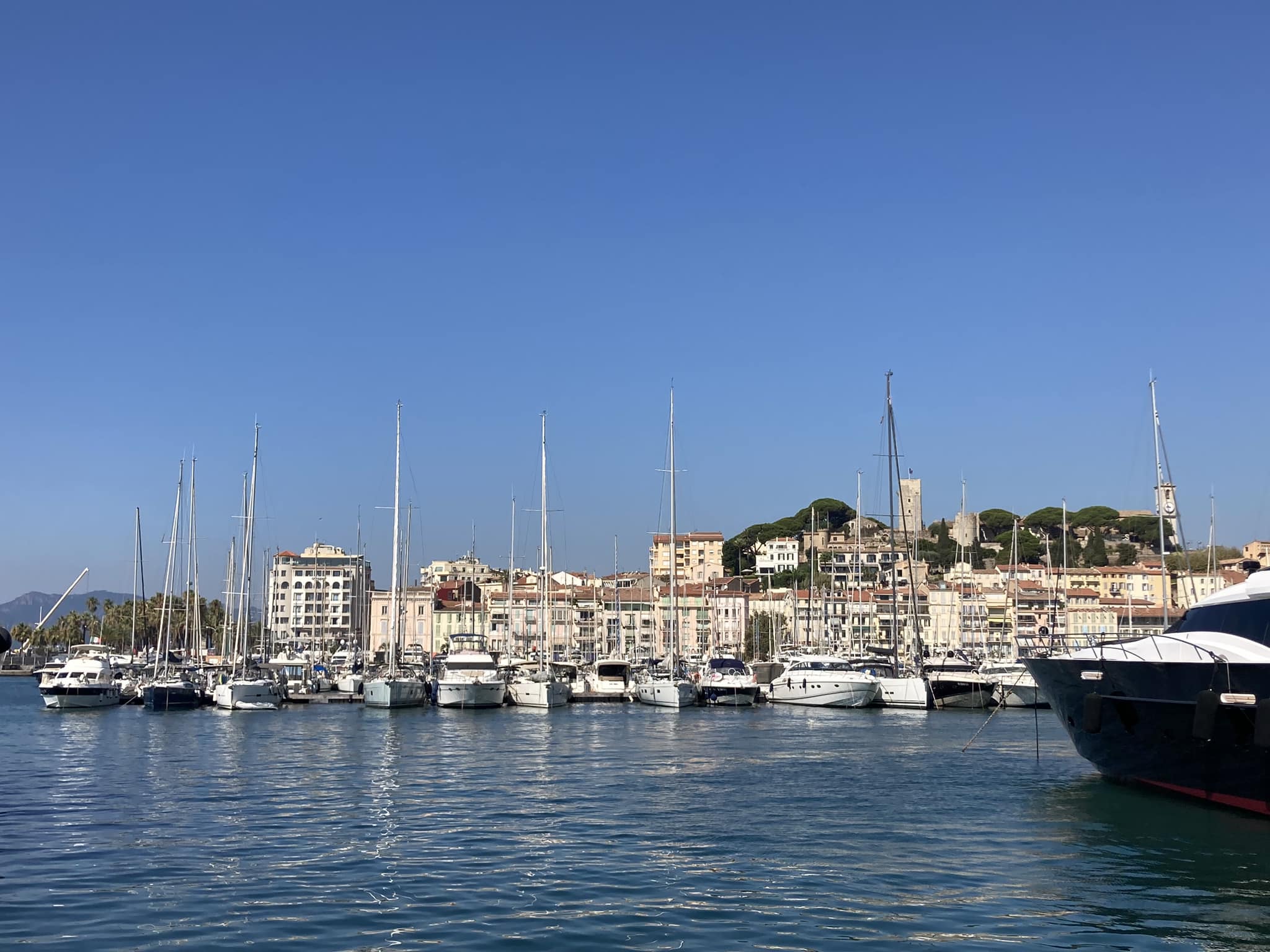 Nice waterfront and marina on the Côte d'Azur