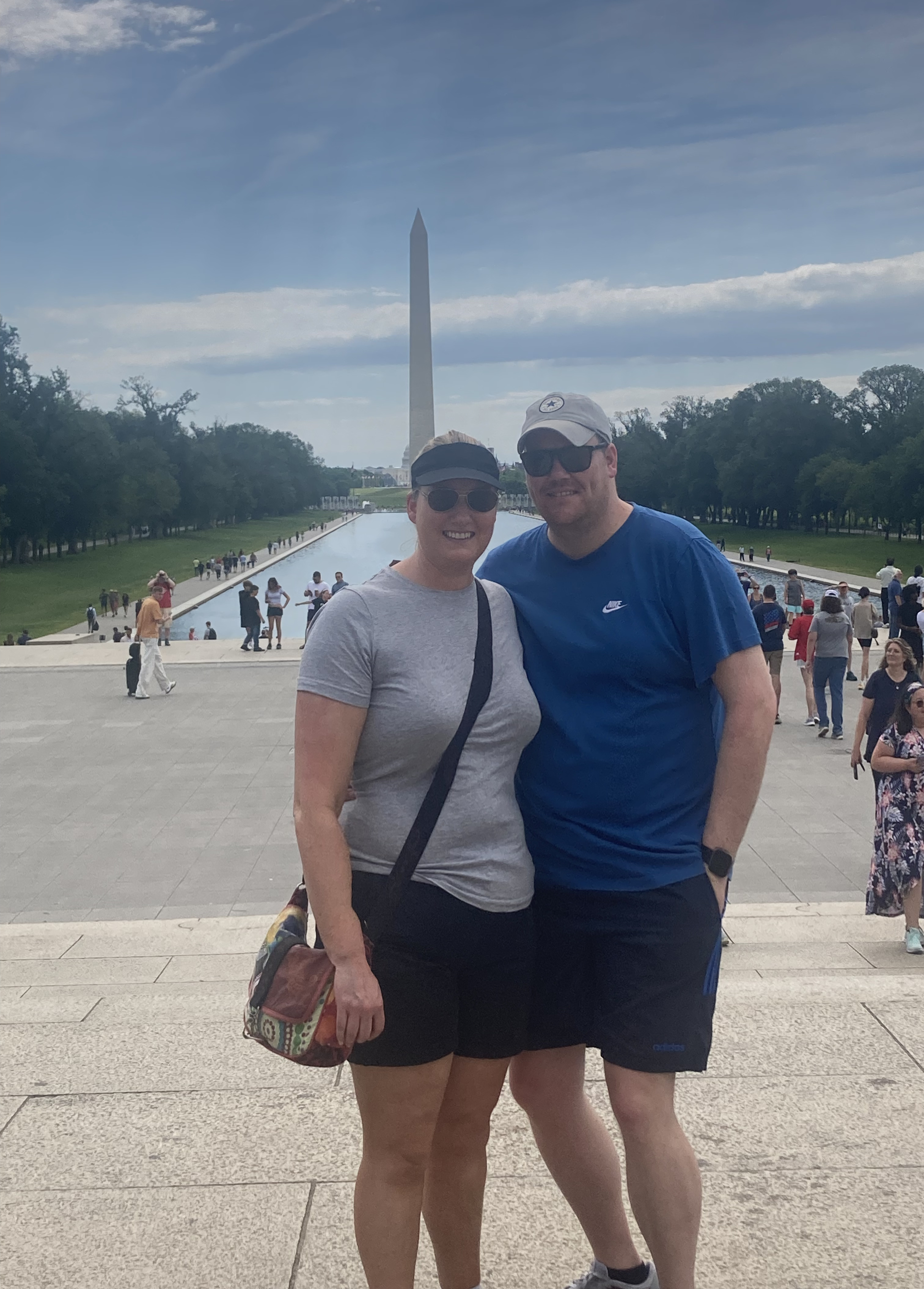 Nicola and Podge during our Washington DC visit