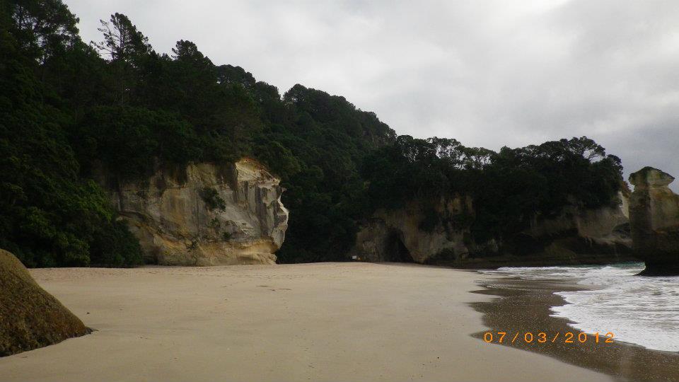 New Zealand coast — Two for the Row'd