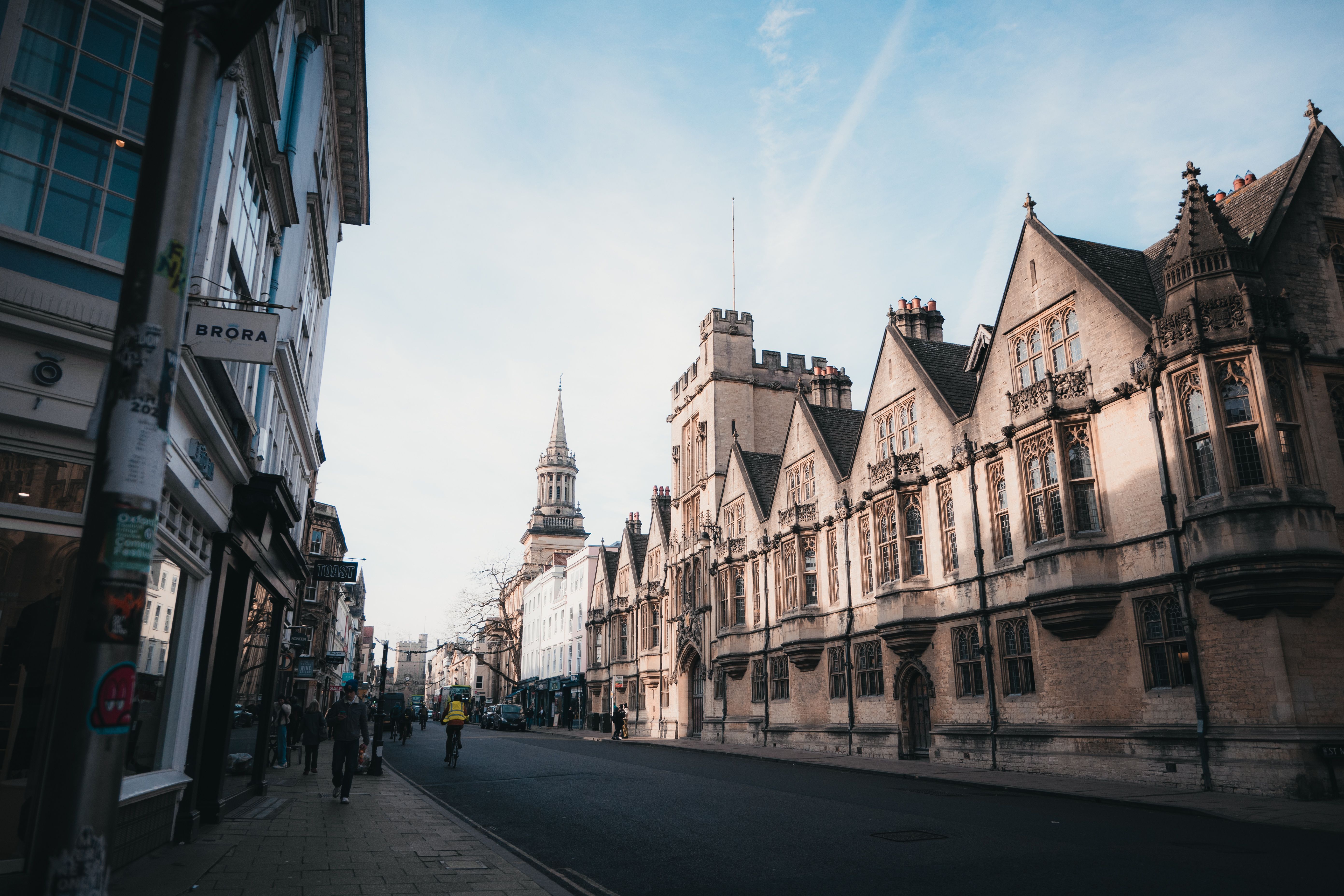 Oxford historic city centre and architecture — Two for the Row'd