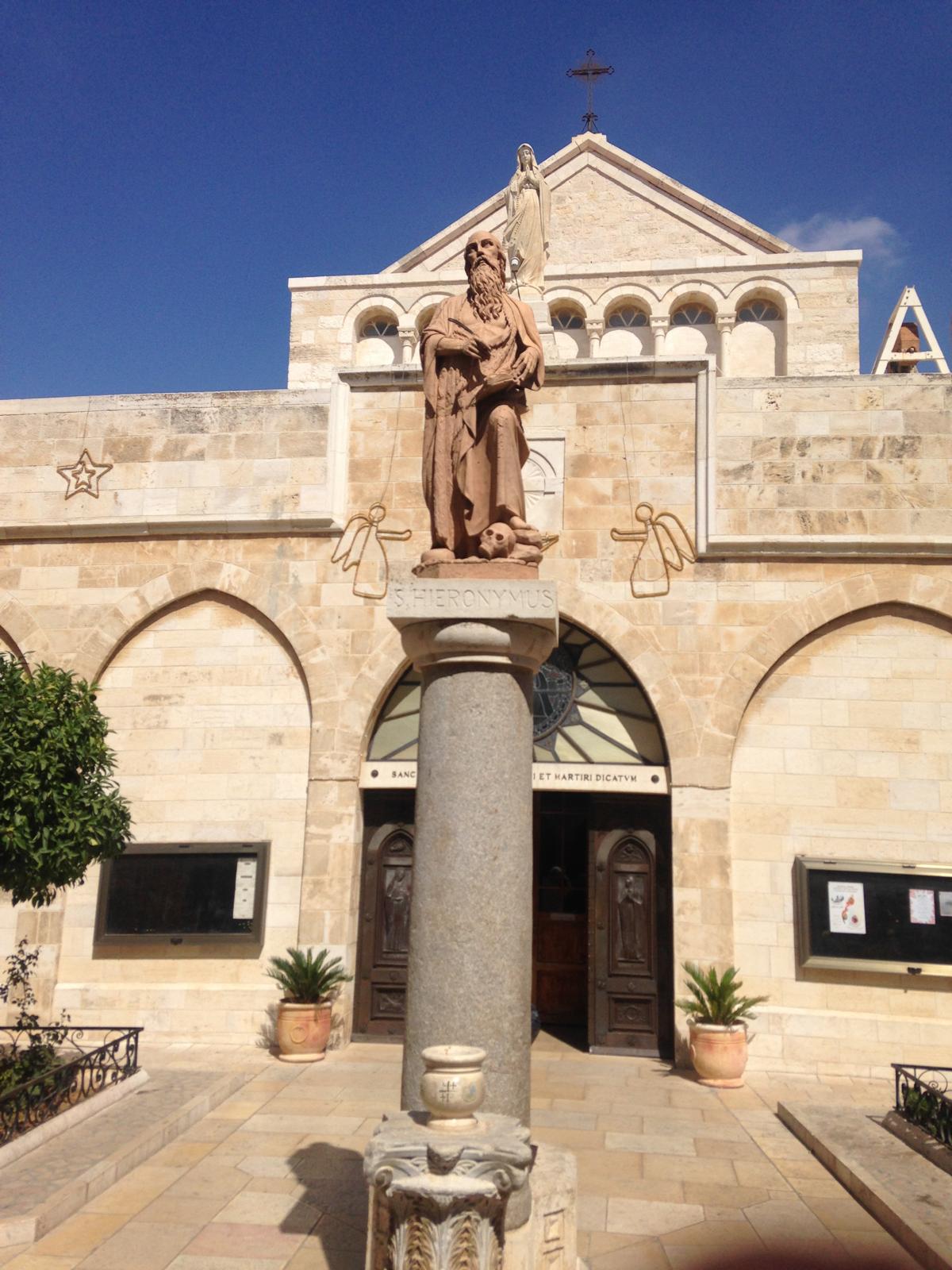 Church of Nativity entrance — Two for the Row'd
