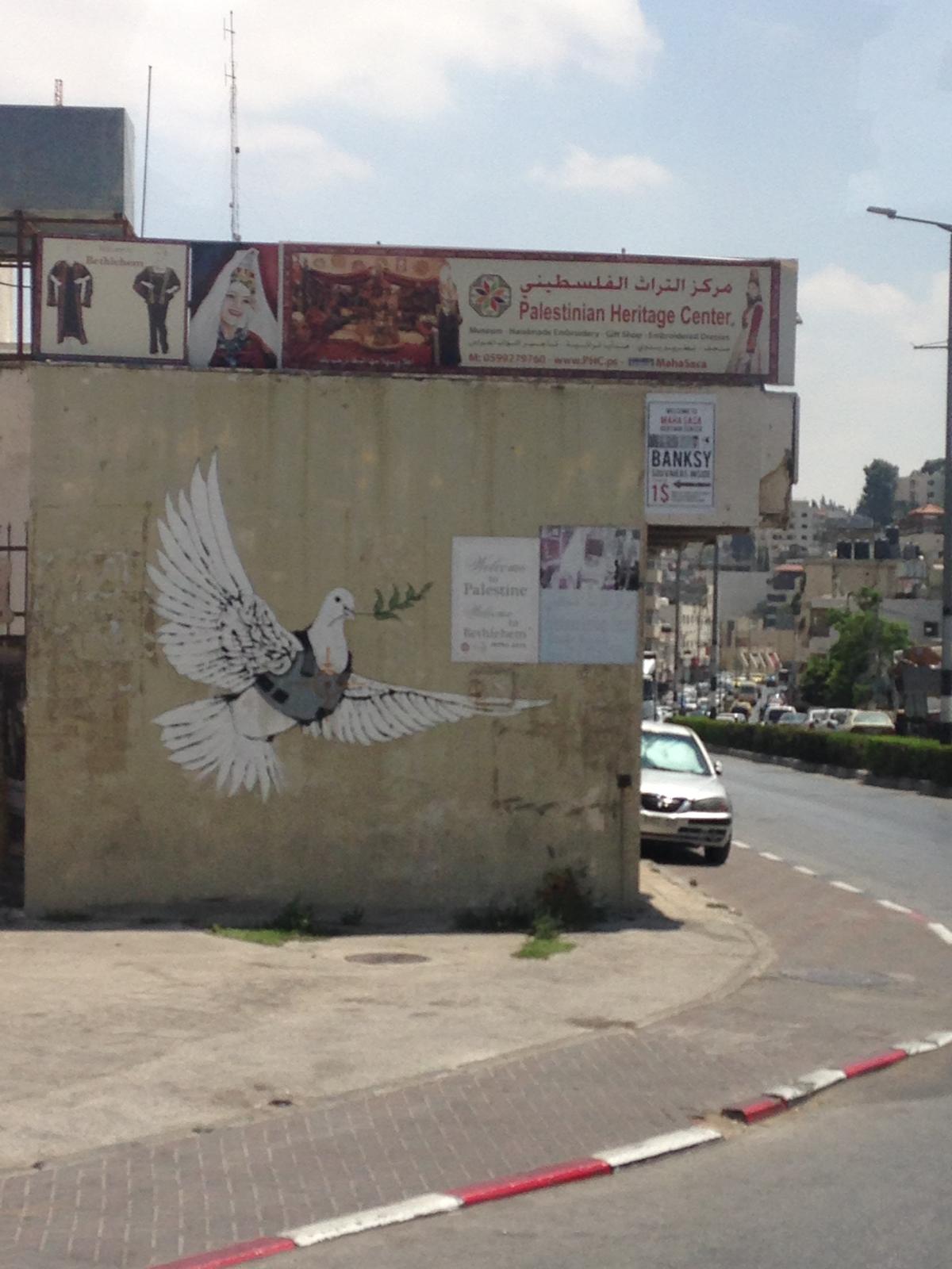 Separation wall Bethlehem — Two for the Row'd