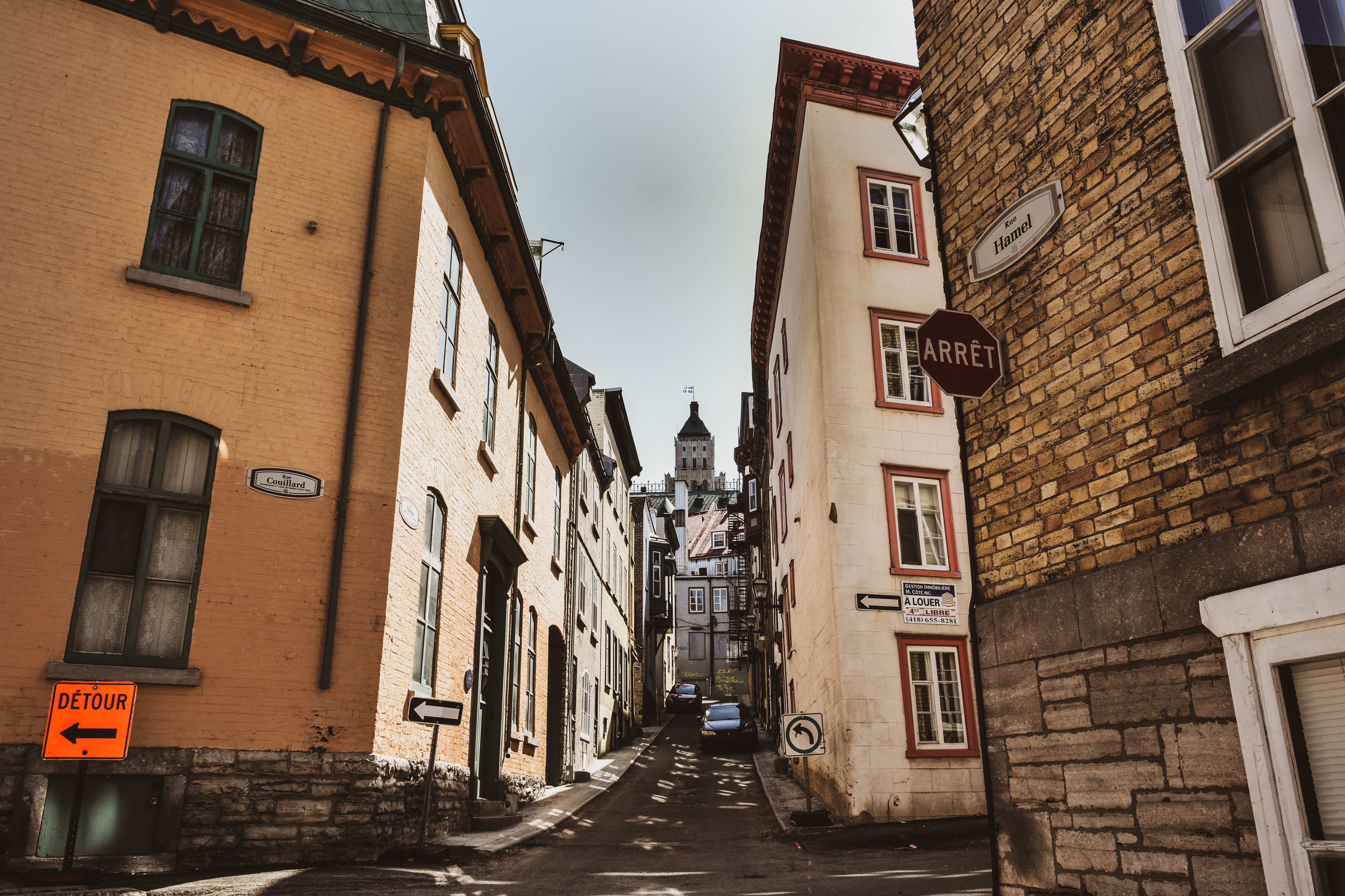 Historic street in Quebec City