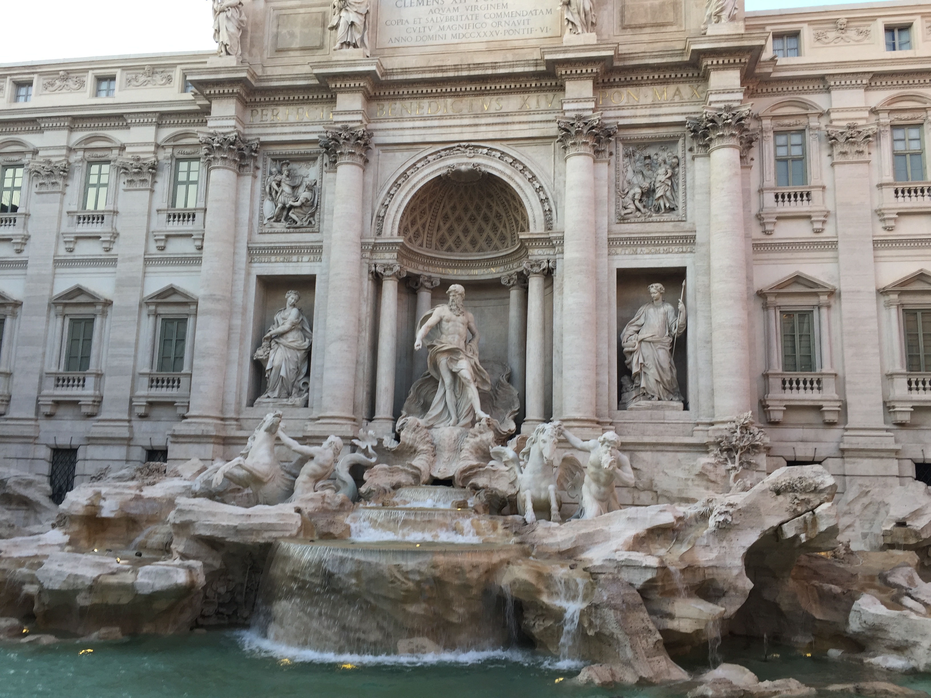 Trevi Fountain in Rome photographed by Two for the Row'd