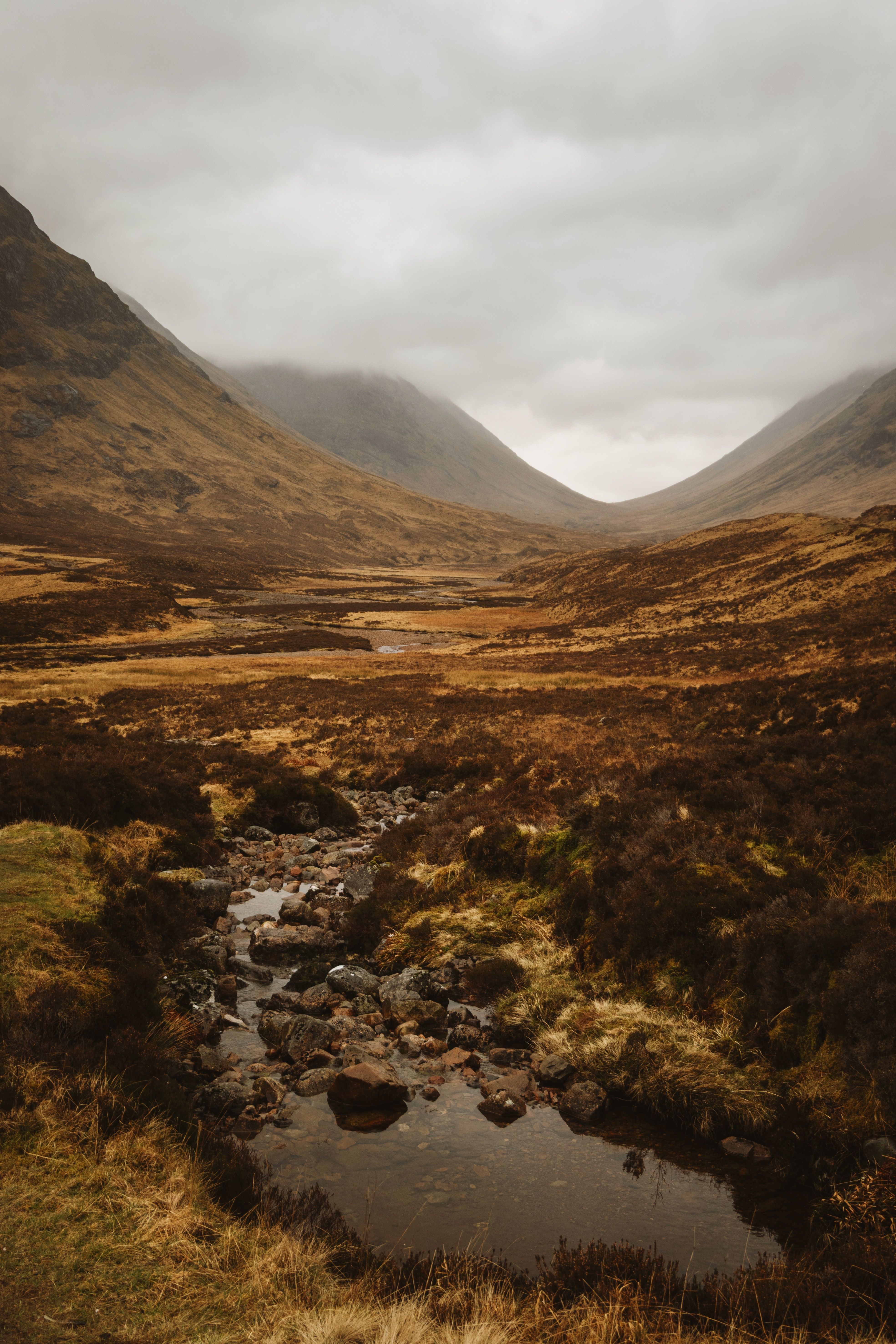 Mountain scenery in the Scottish Highlands — Two for the Row'd
